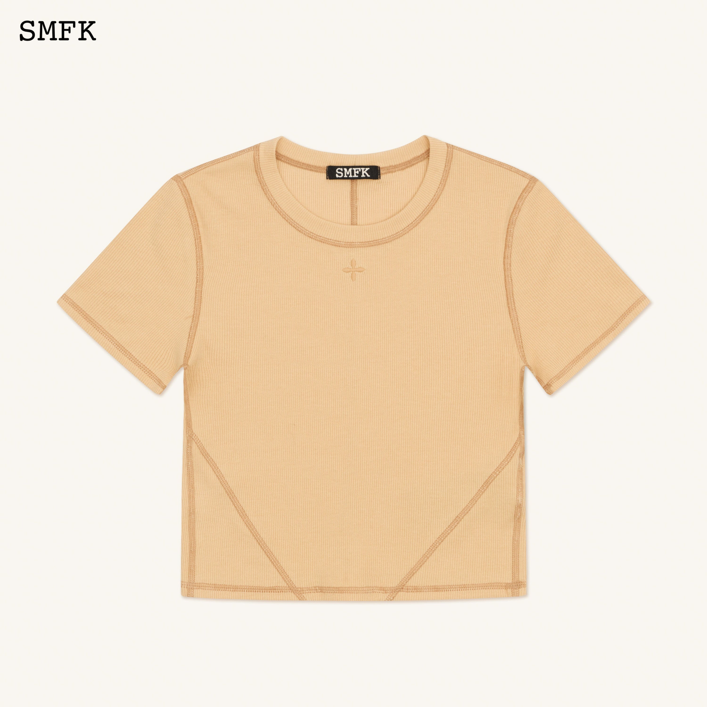 Compass Rush Slim-Fit Tee In Sand - SMFK Official