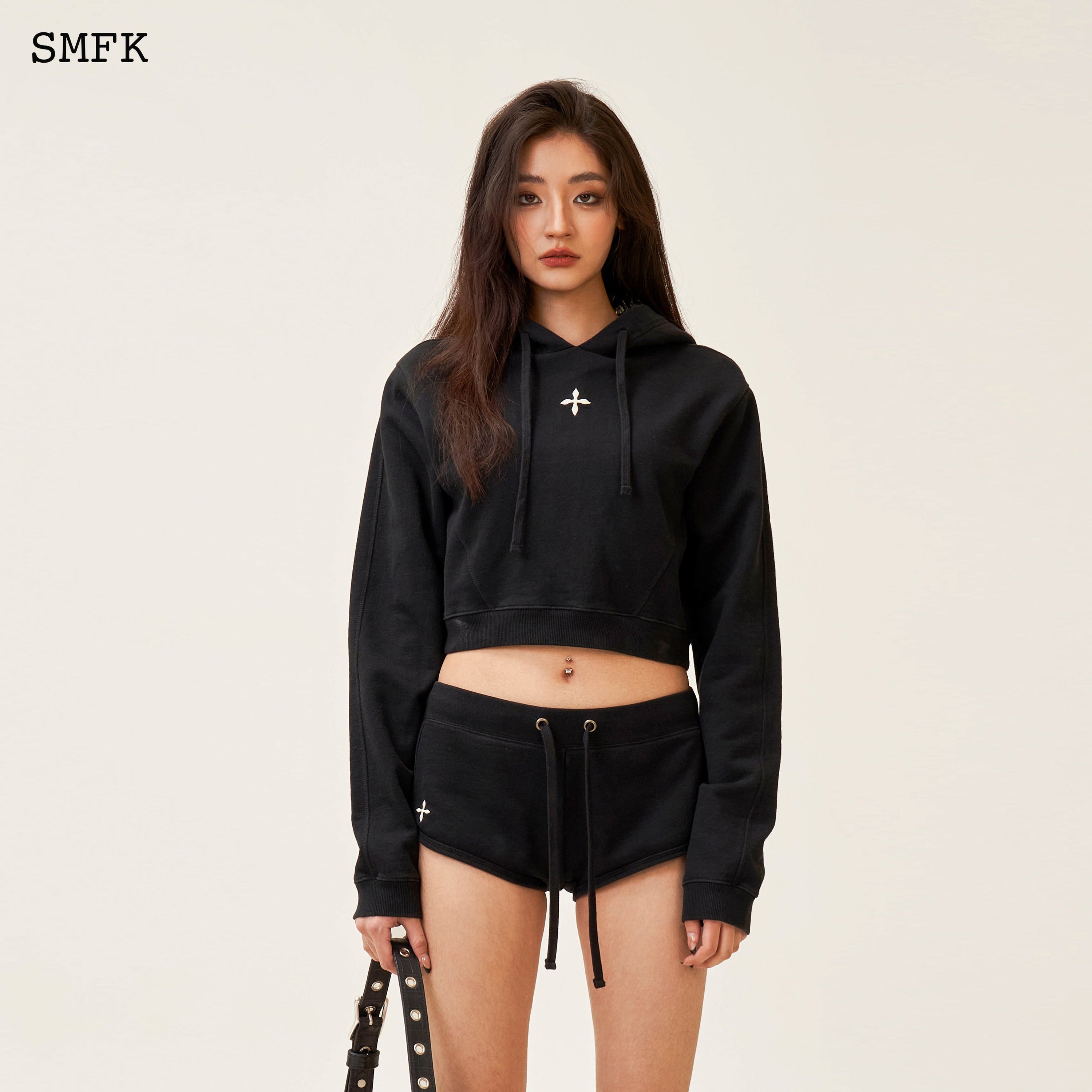 Compass Rush Training Hoodie In Black - SMFK Official