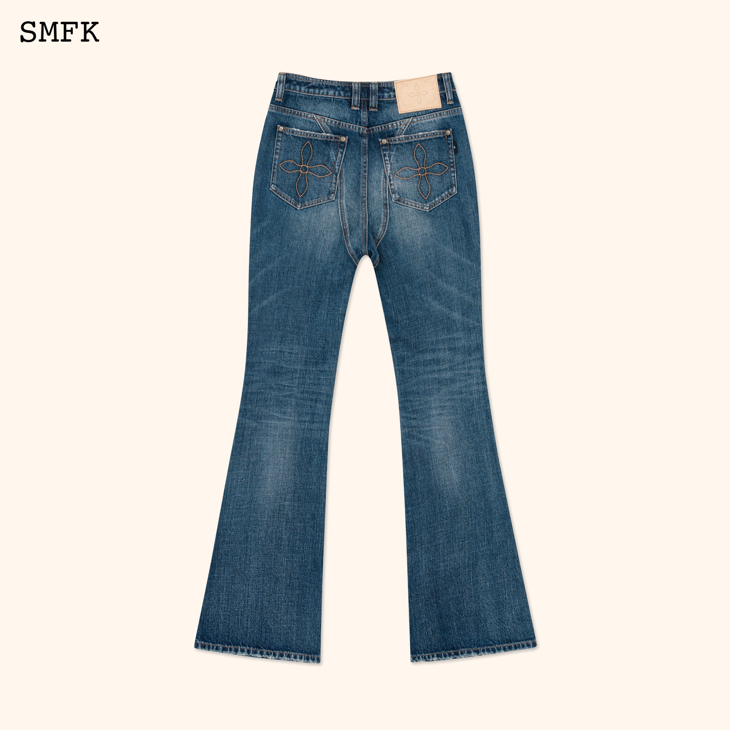 Compass Tarpan Classic Flared Jeans Retro Blue - SMFK Official