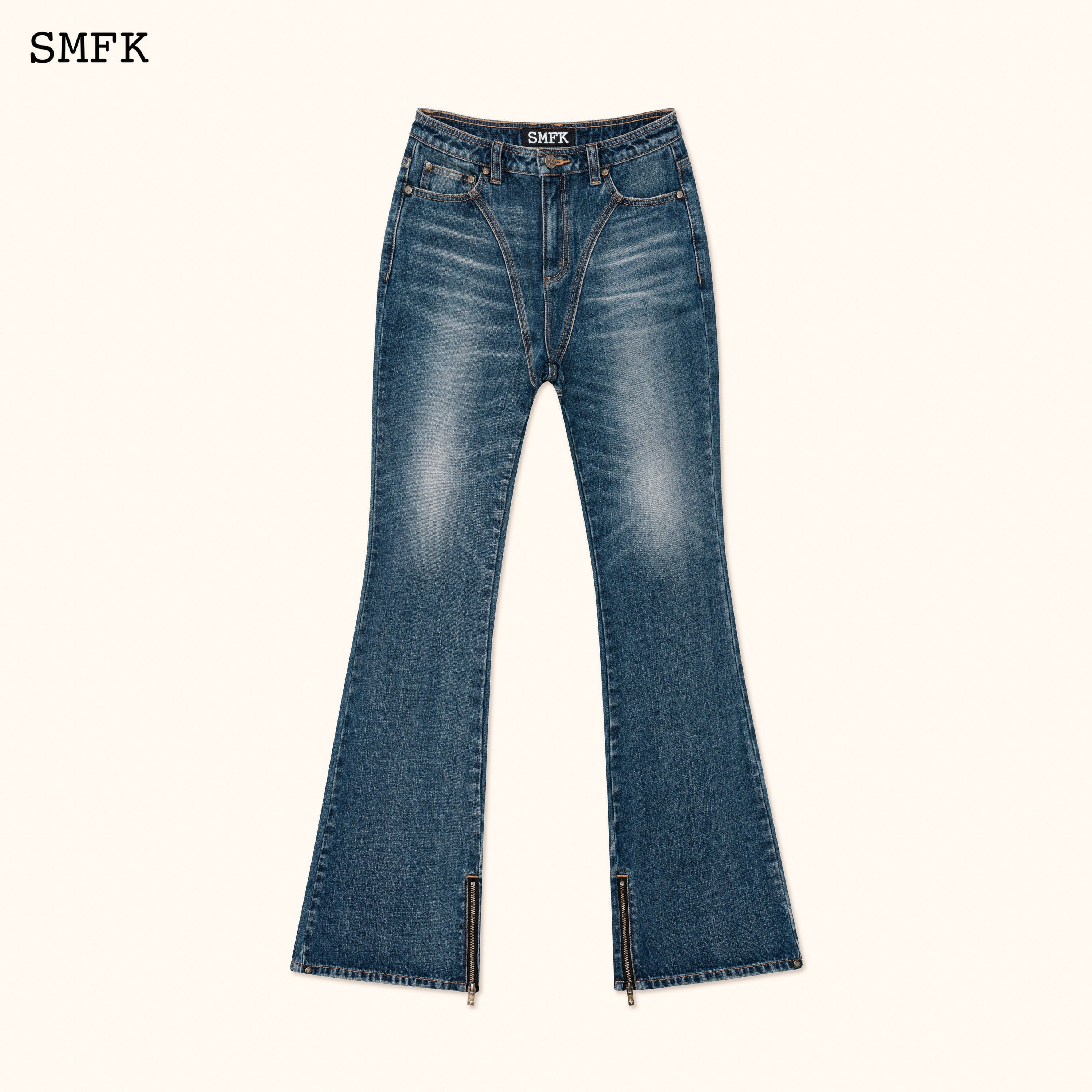 Compass Tarpan Classic Flared Jeans Retro Blue - SMFK Official