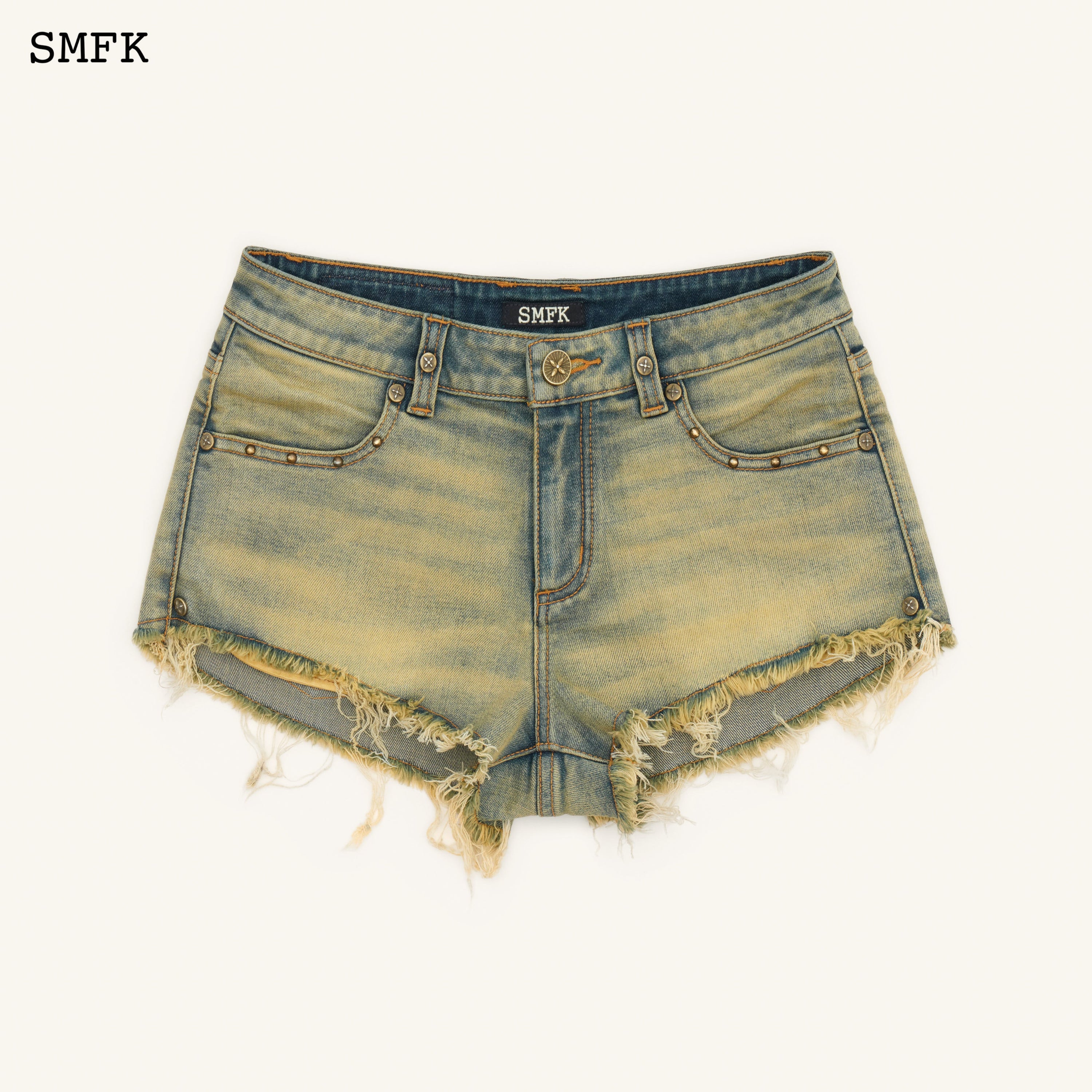 Compass Tarpan Low-rise Cheese Short Jeans - SMFK Official