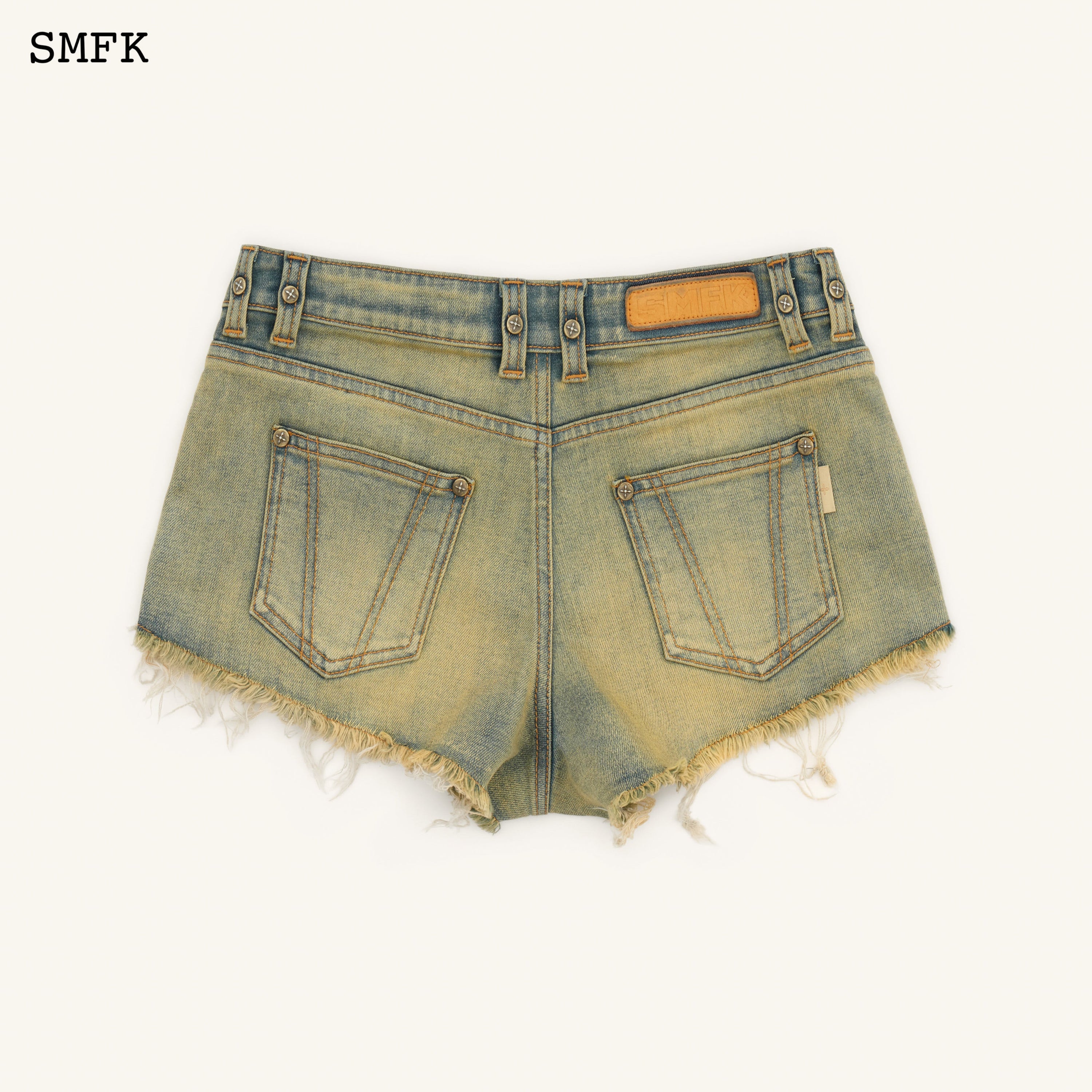 Compass Tarpan Low-rise Cheese Short Jeans - SMFK Official