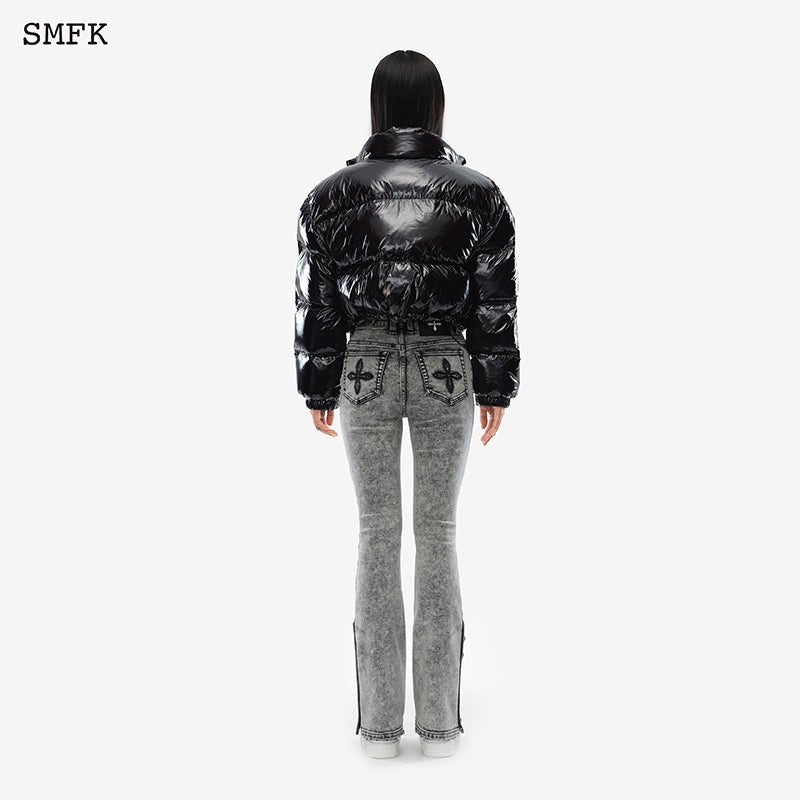 Compass Vintage Short Body Down Jacket|SMFK Official