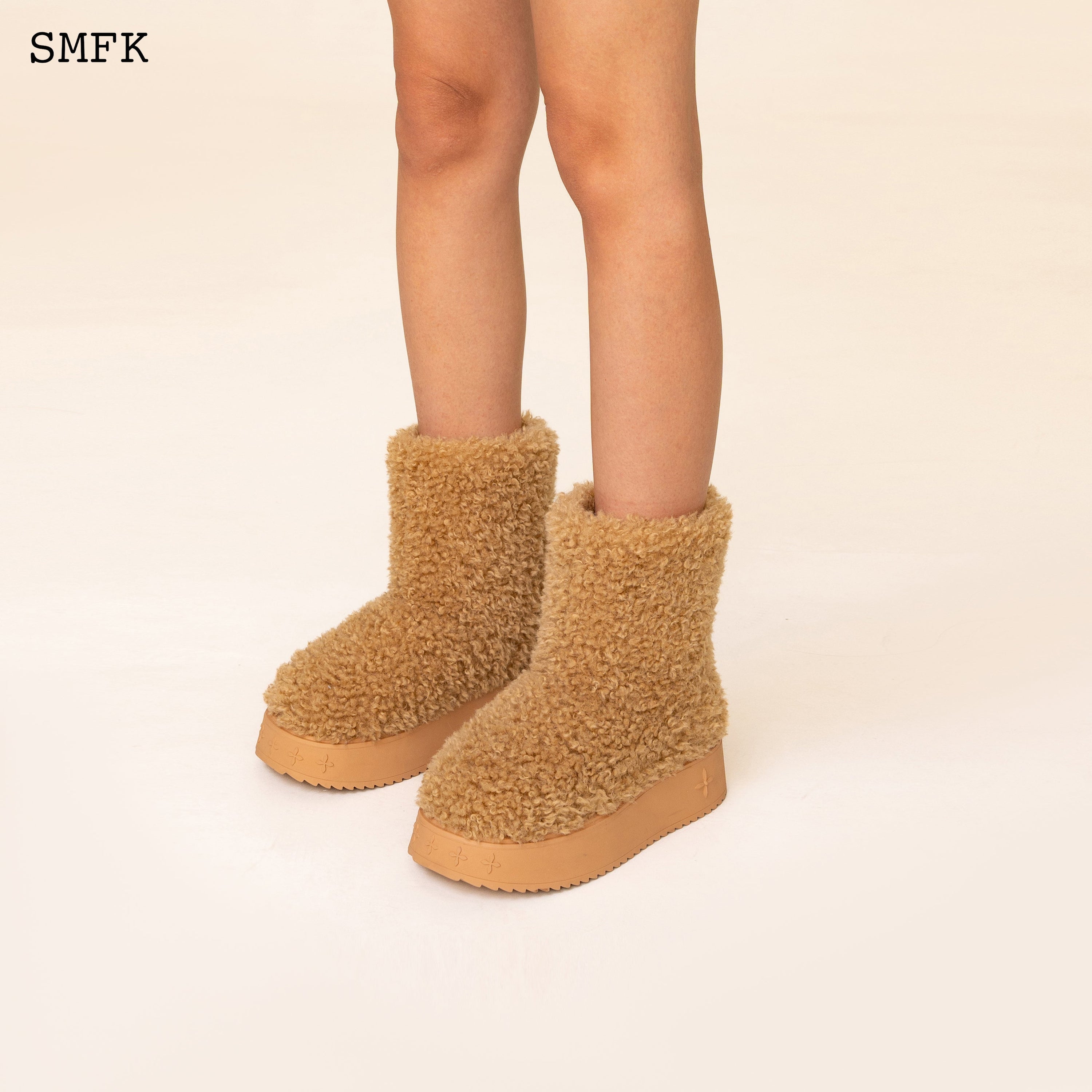 Compass Woolly Wheat Fluffy Boots - SMFK Official