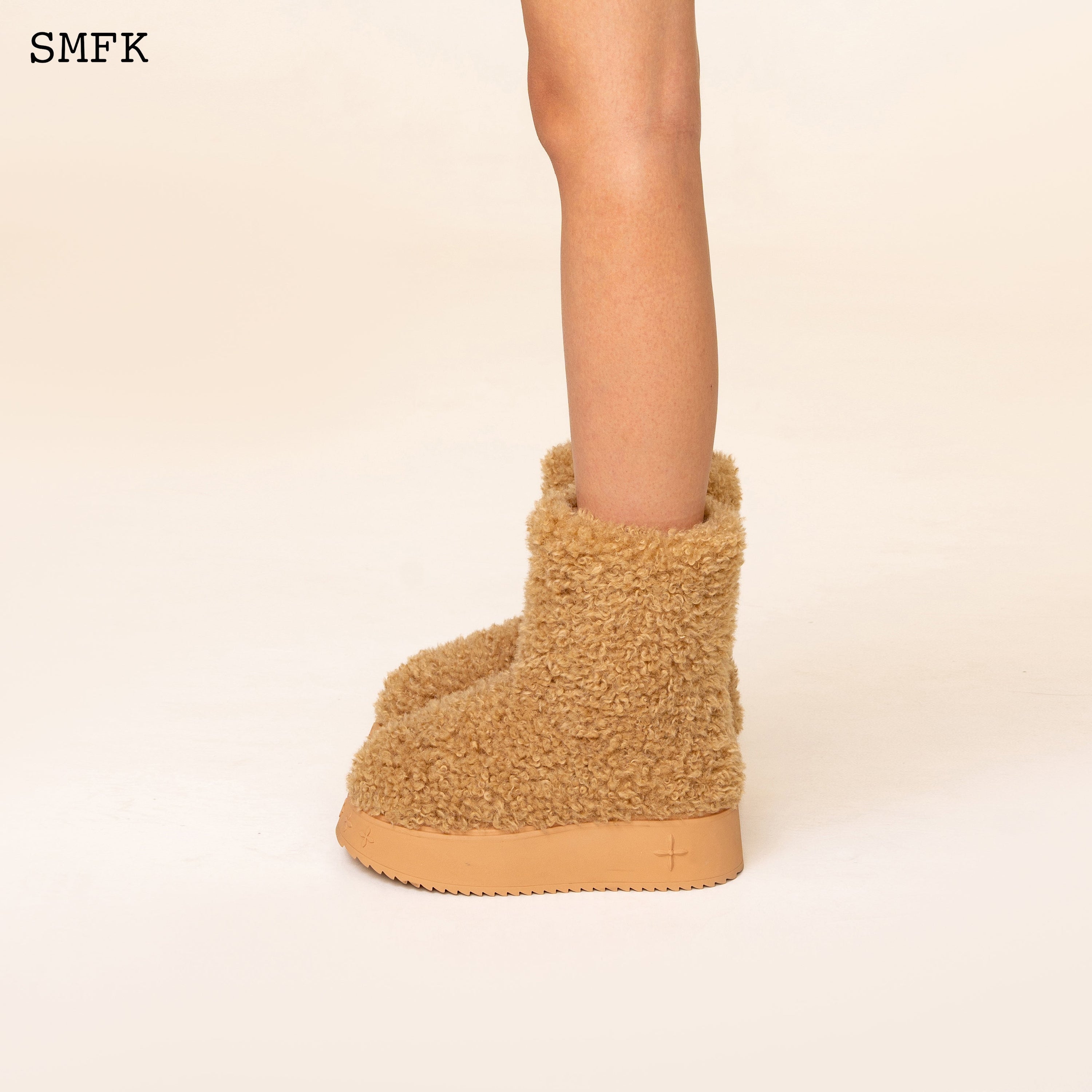 Compass Woolly Wheat Fluffy Boots - SMFK Official