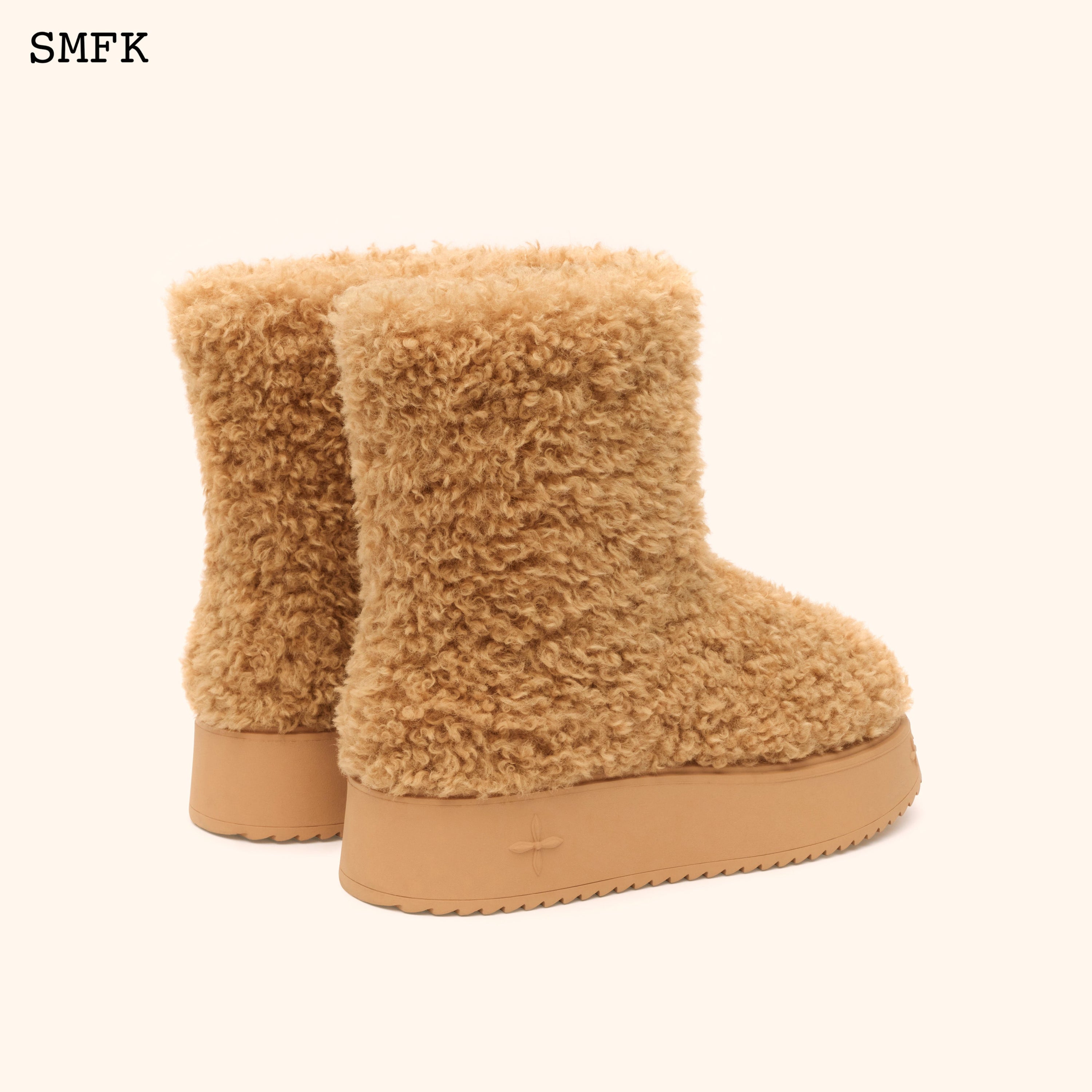 Compass Woolly Wheat Fluffy Boots - SMFK Official