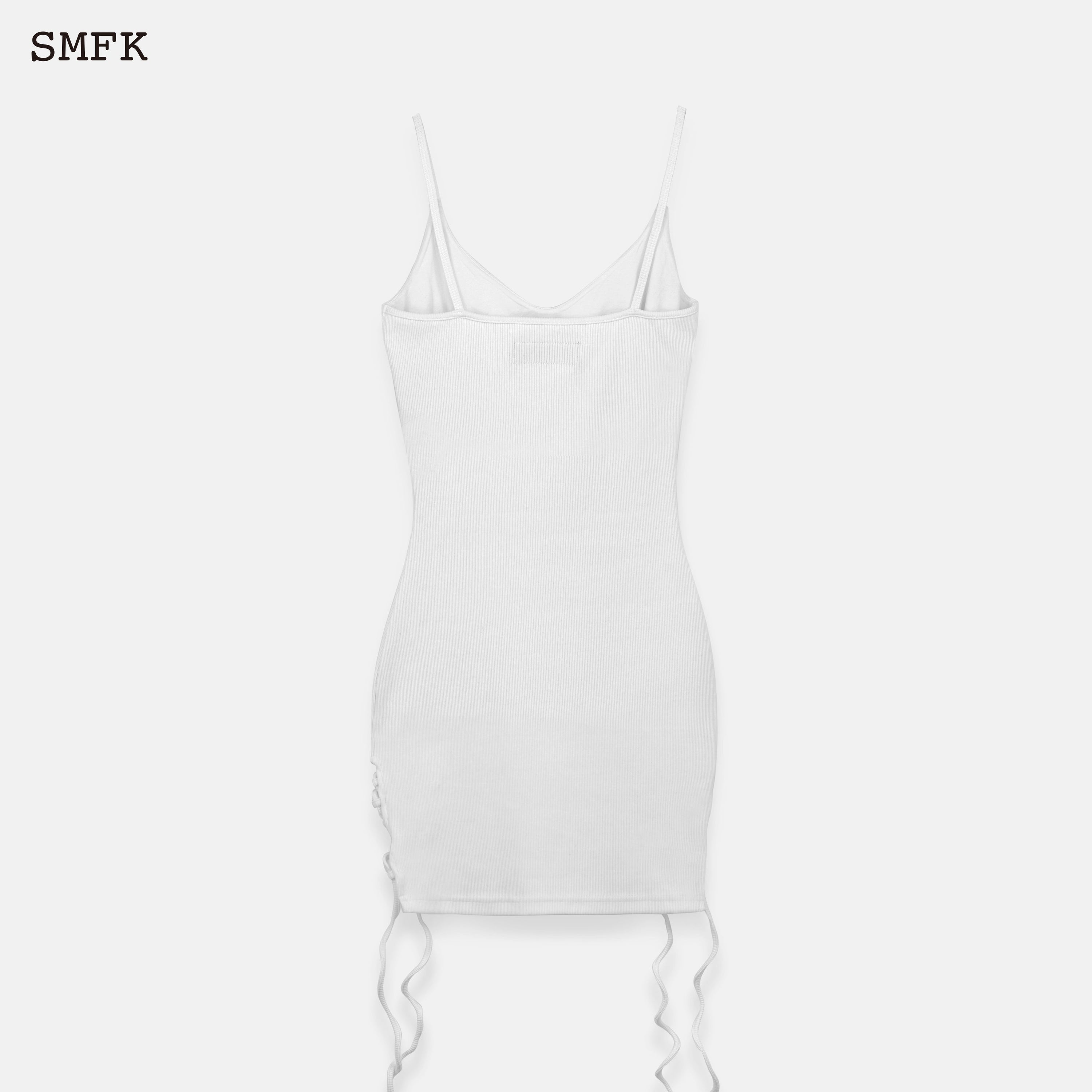 Dancer Cheongsam Dress White - SMFK Official