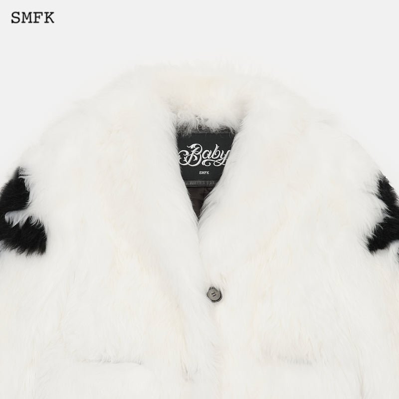 Gemini Flower Arm Fur Suit White – SMFK Official