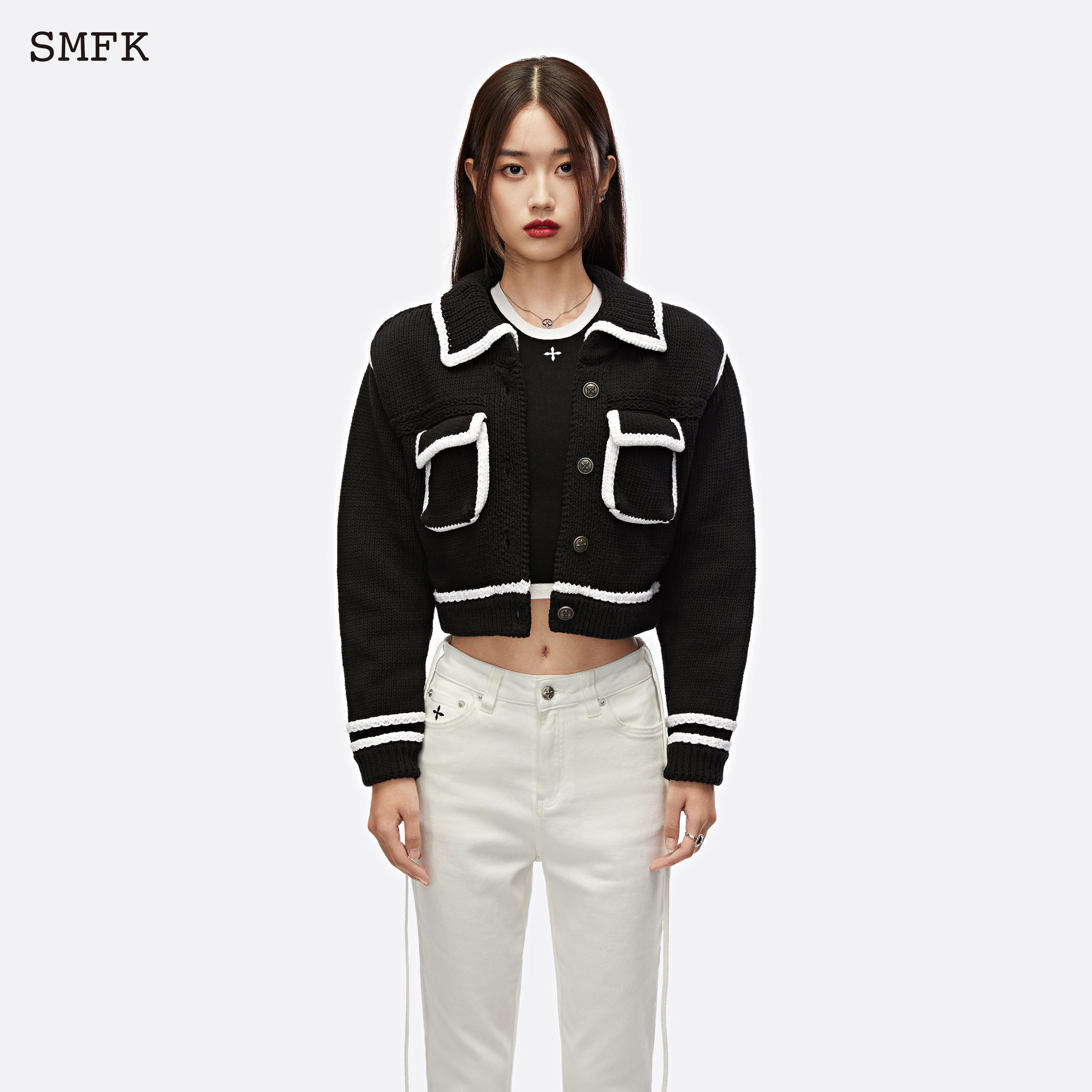 Magnolia Campus Vintage Knit Jacket - SMFK Official