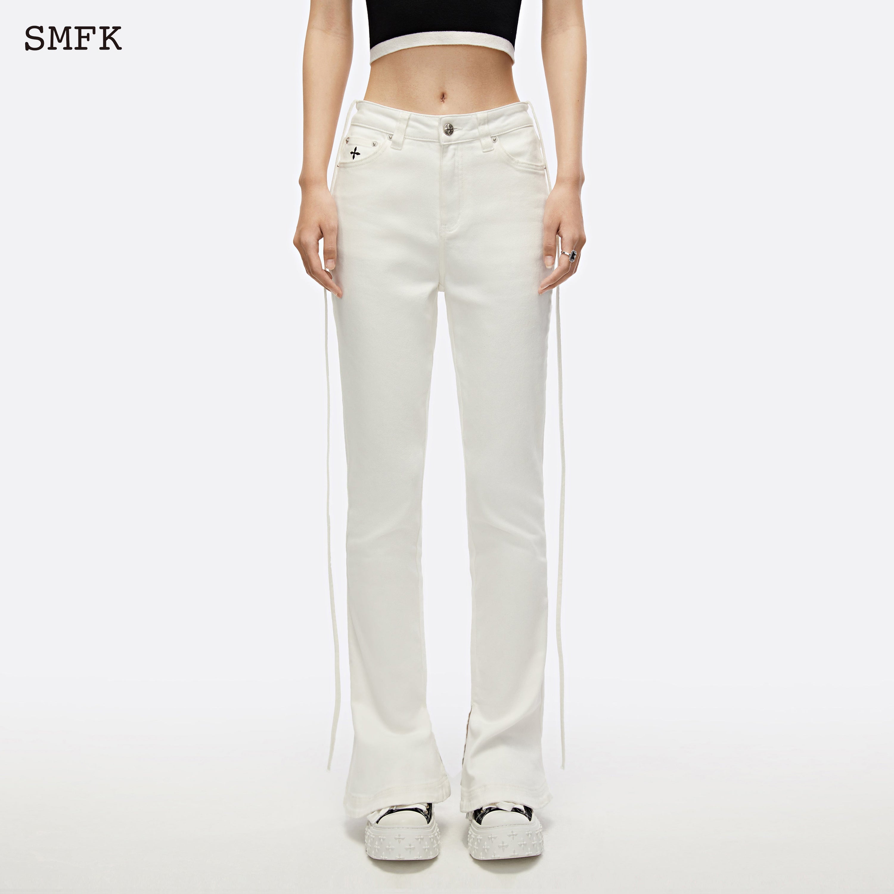 Mermaid Skinny Jeans White - SMFK Official
