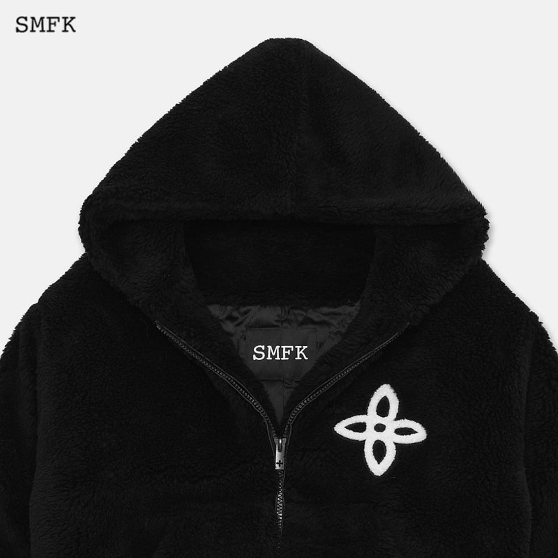 Midnight Flower Campus Fleece Hoodie - SMFK Official