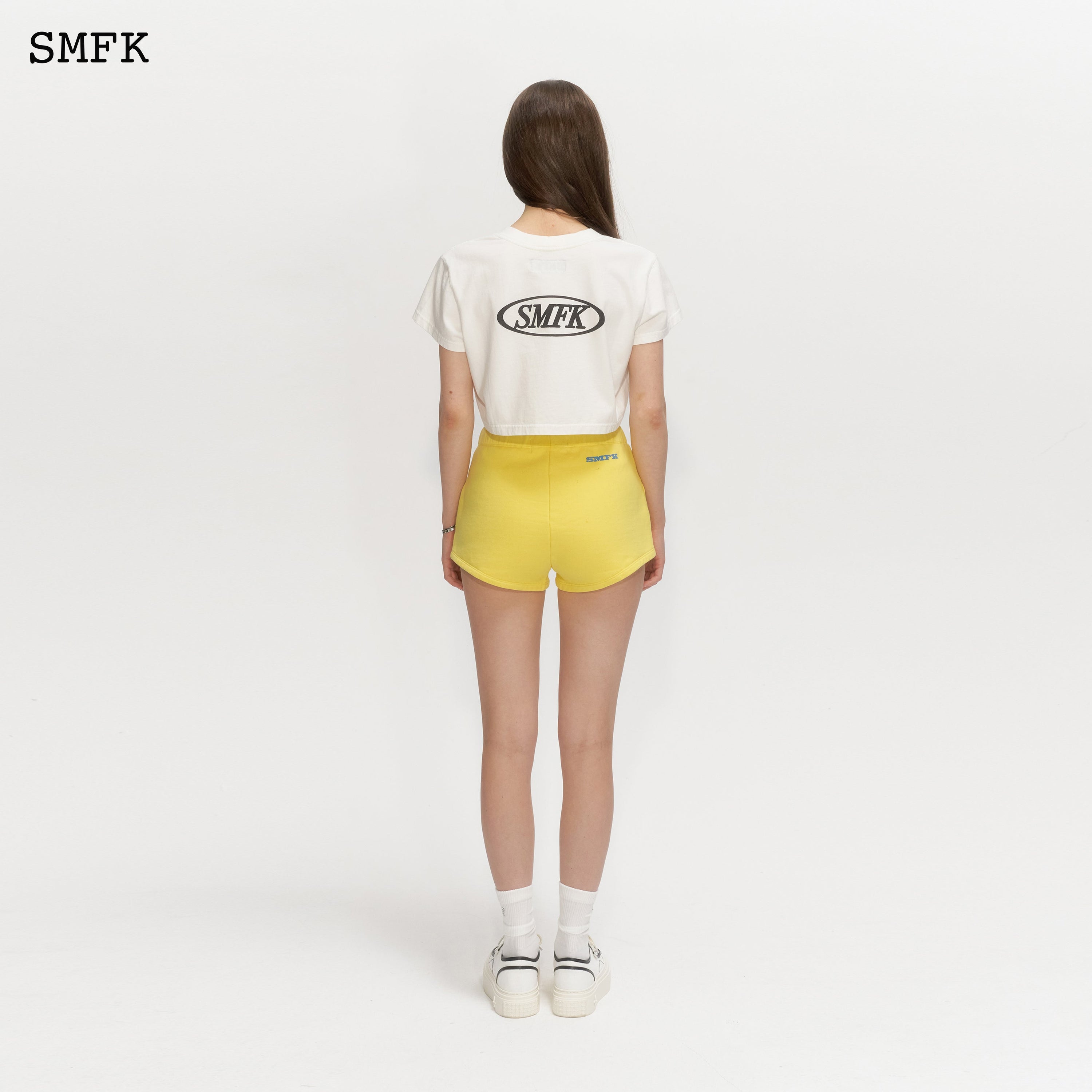 Model White Short T-shirt - SMFK Official