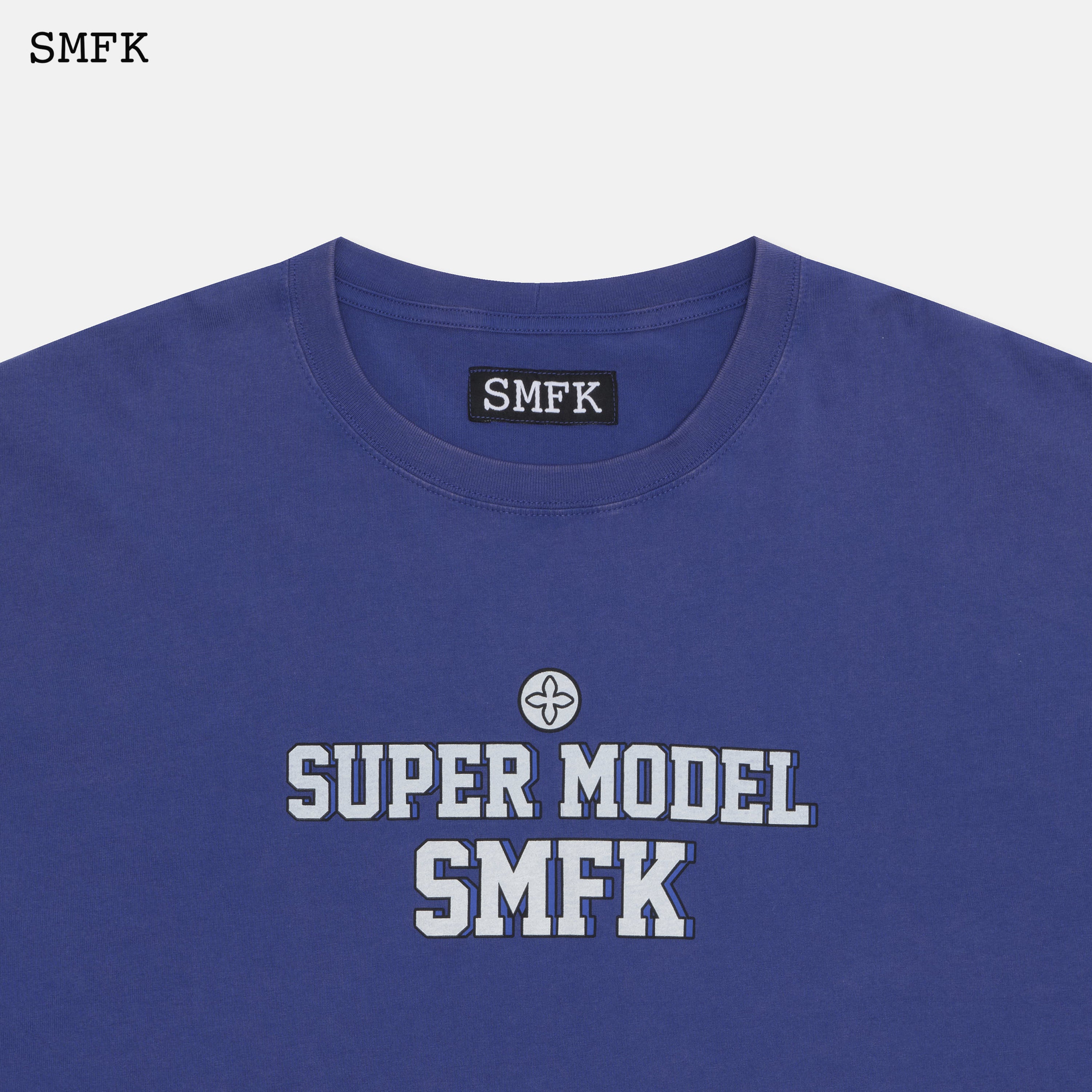 Oversized Super Model Navy T-shirt - SMFK Official