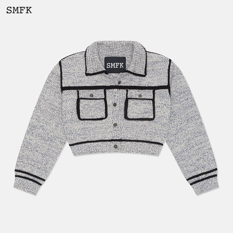 Popcorn College Knit Jacket | SMFK Official