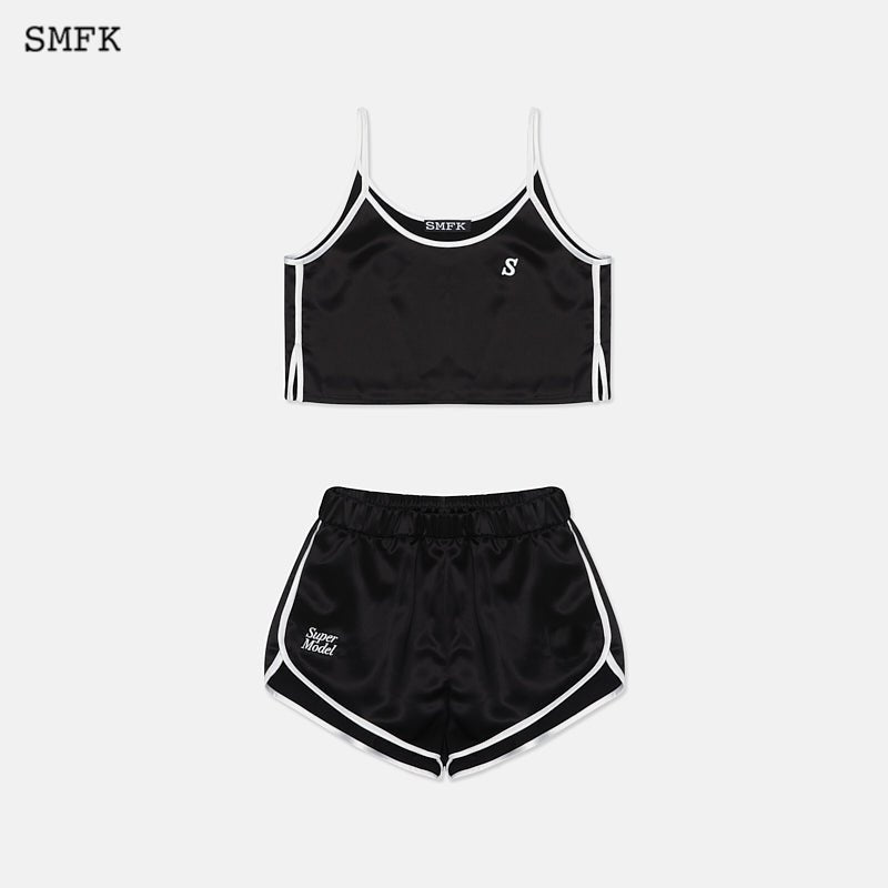Retro Sports Pajamas Set Black – SMFK Official