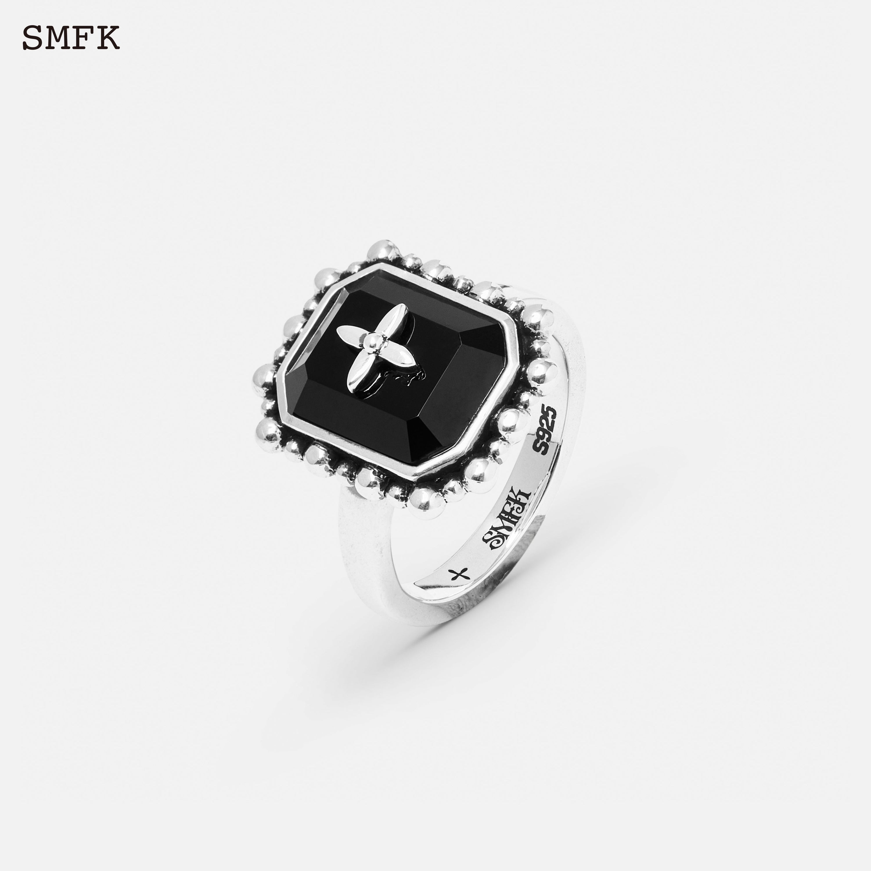 Silent Black Balloon Gemstone Ring - SMFK Official