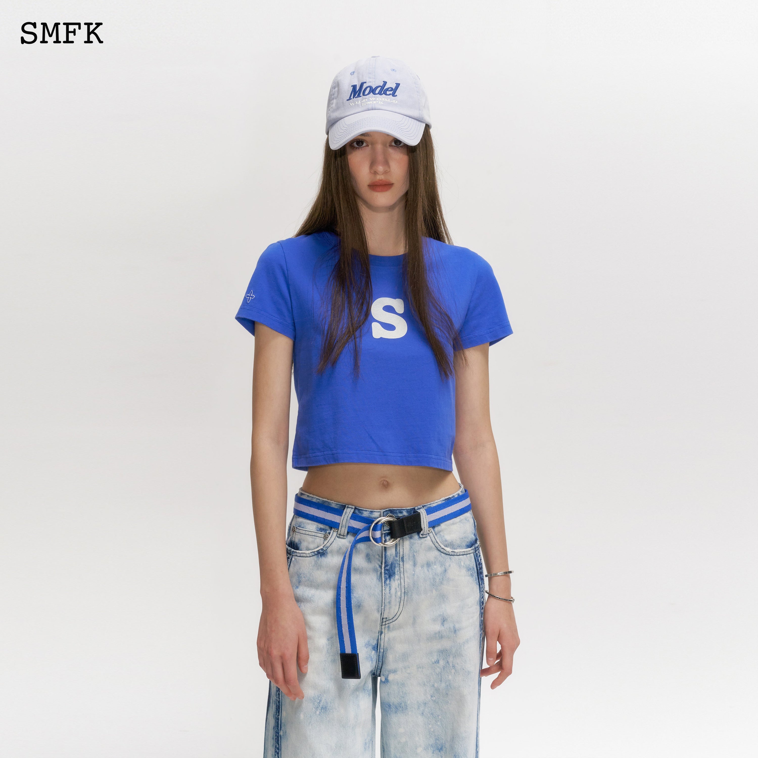 Skinny Model Dark Blue Tight T-shirt - SMFK Official