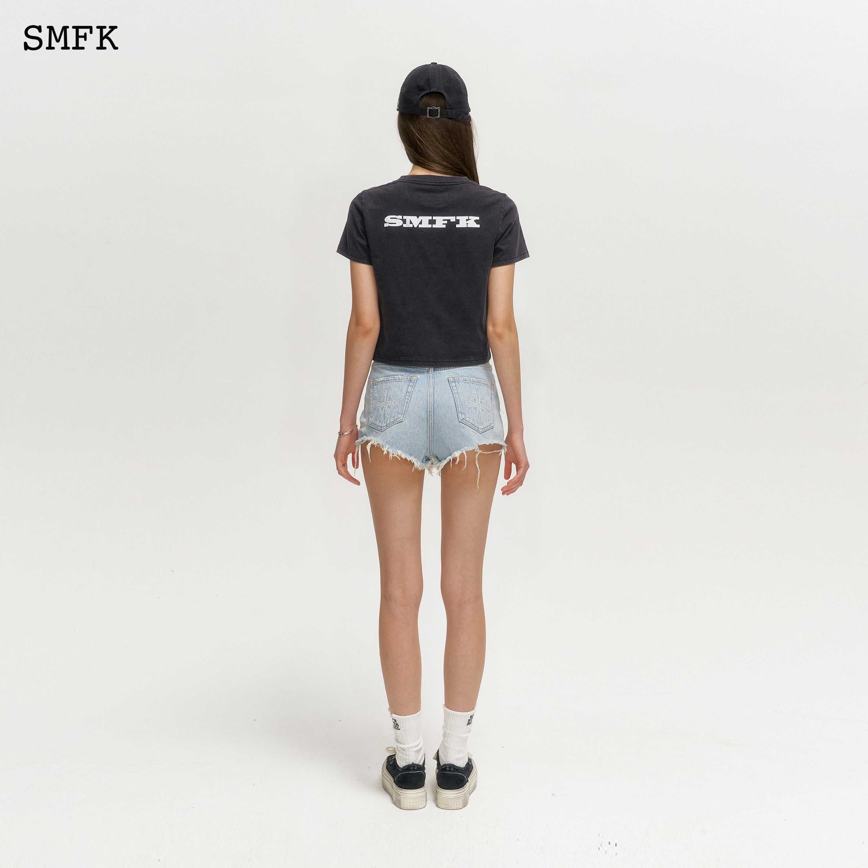 Skinny Model Grey Tight T-shirt - SMFK Official