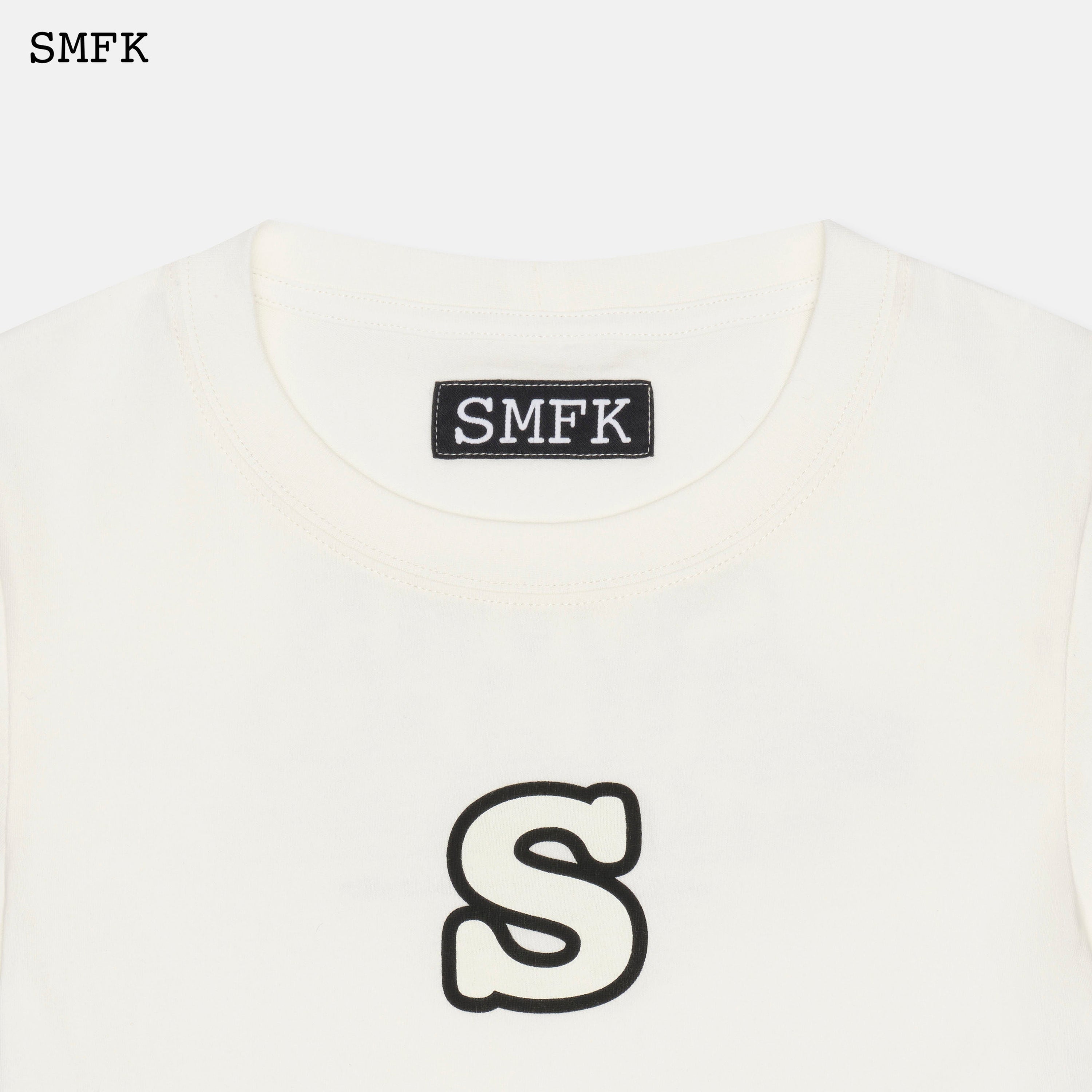 Skinny Model White Tight T-shirt - SMFK Official