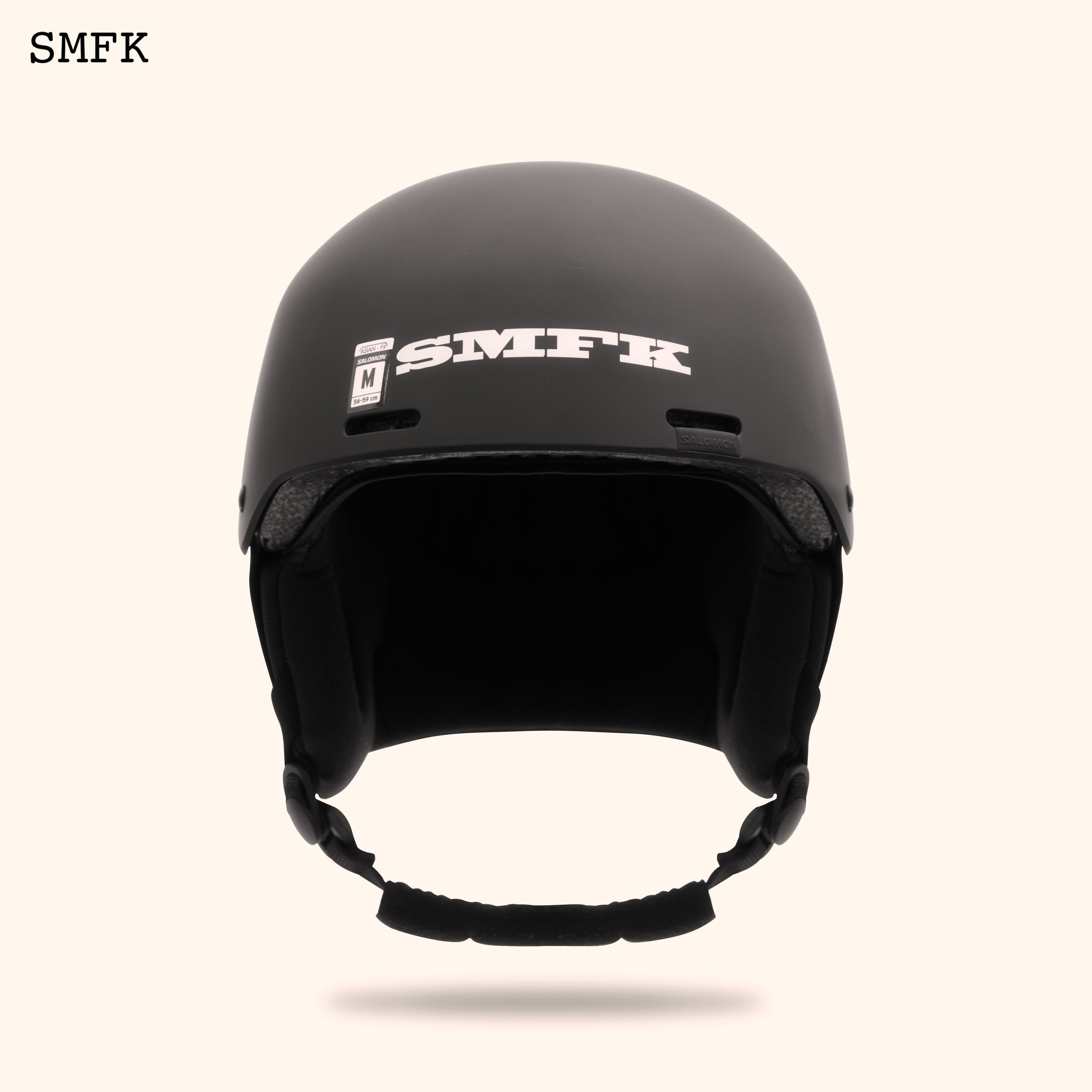 salomon hacker ski & snowboard helmet 2018/19 - black SMFK X SALOMON COMPASS BRIGADE Ski Helmet In Black – SMFK Official