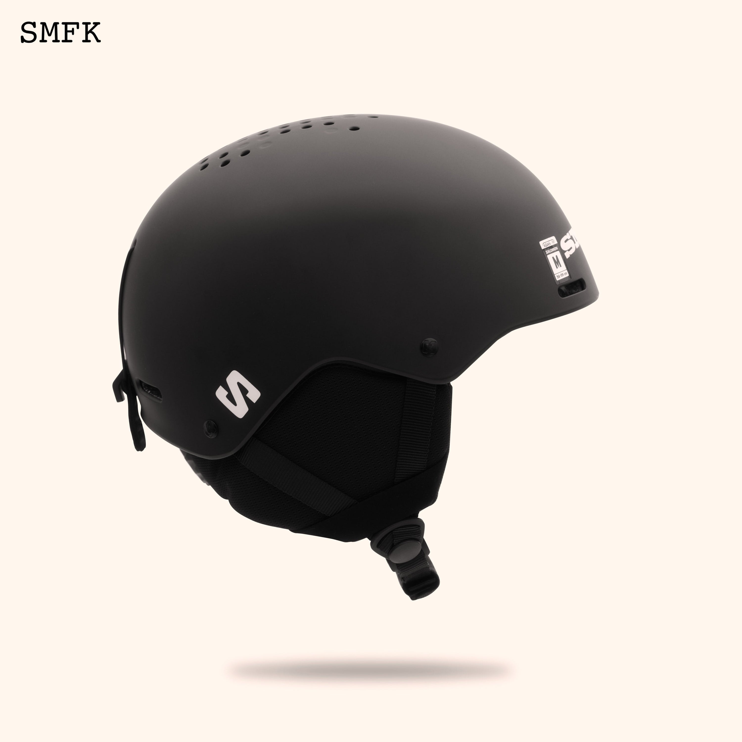 SMFK X SALOMON COMPASS BRIGADE Ski Helmet In Black - SMFK Official