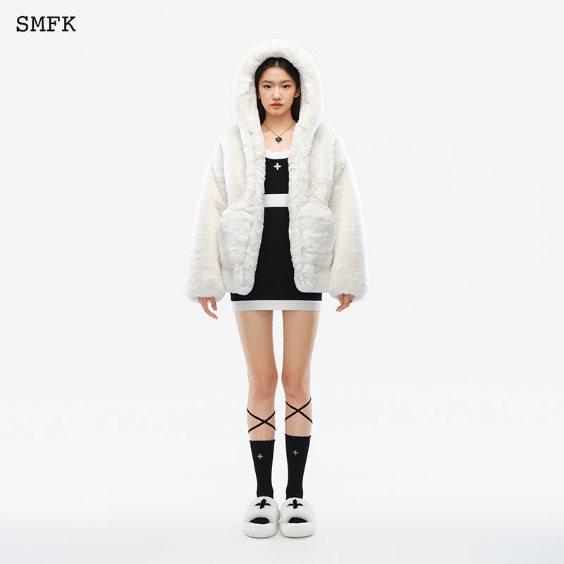 Snowman Hoodie White – SMFK Official