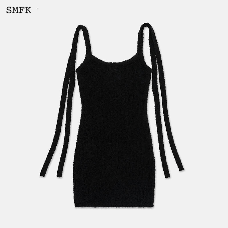 Stray Wandering Savage knitted halter dress - SMFK Official