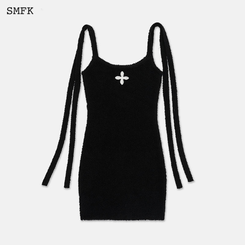 Stray Wandering Savage knitted halter dress - SMFK Official