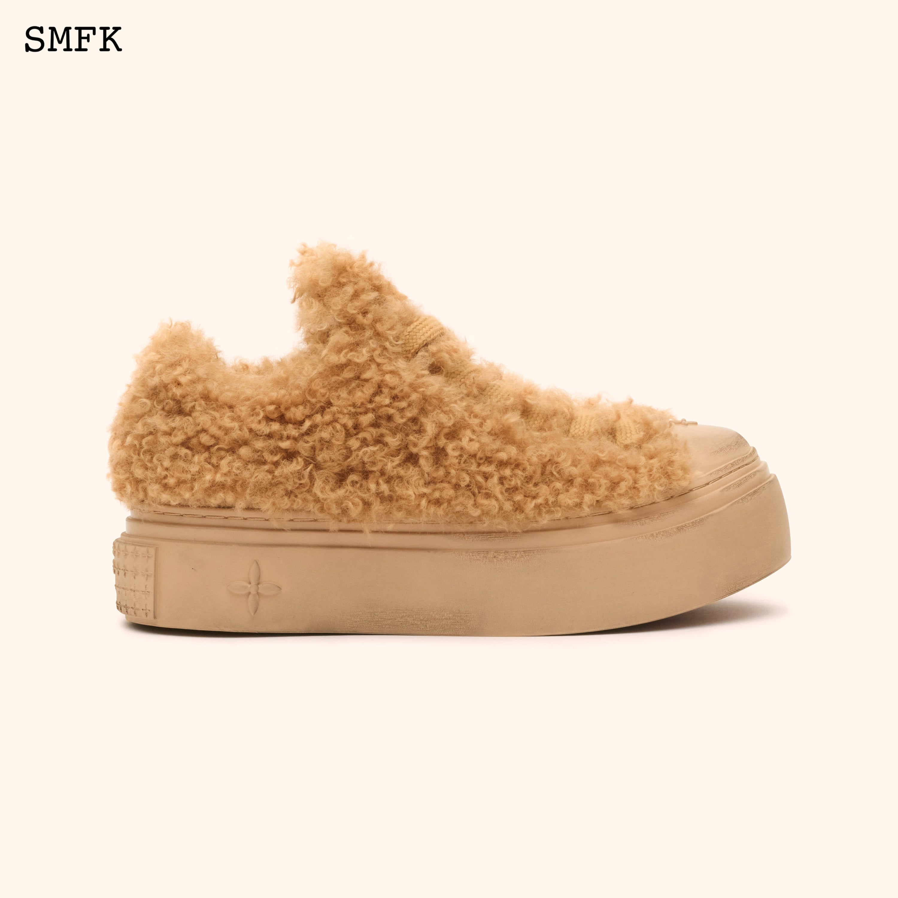 Super Model Gingerbread Furry Skate Shoes - SMFK Official