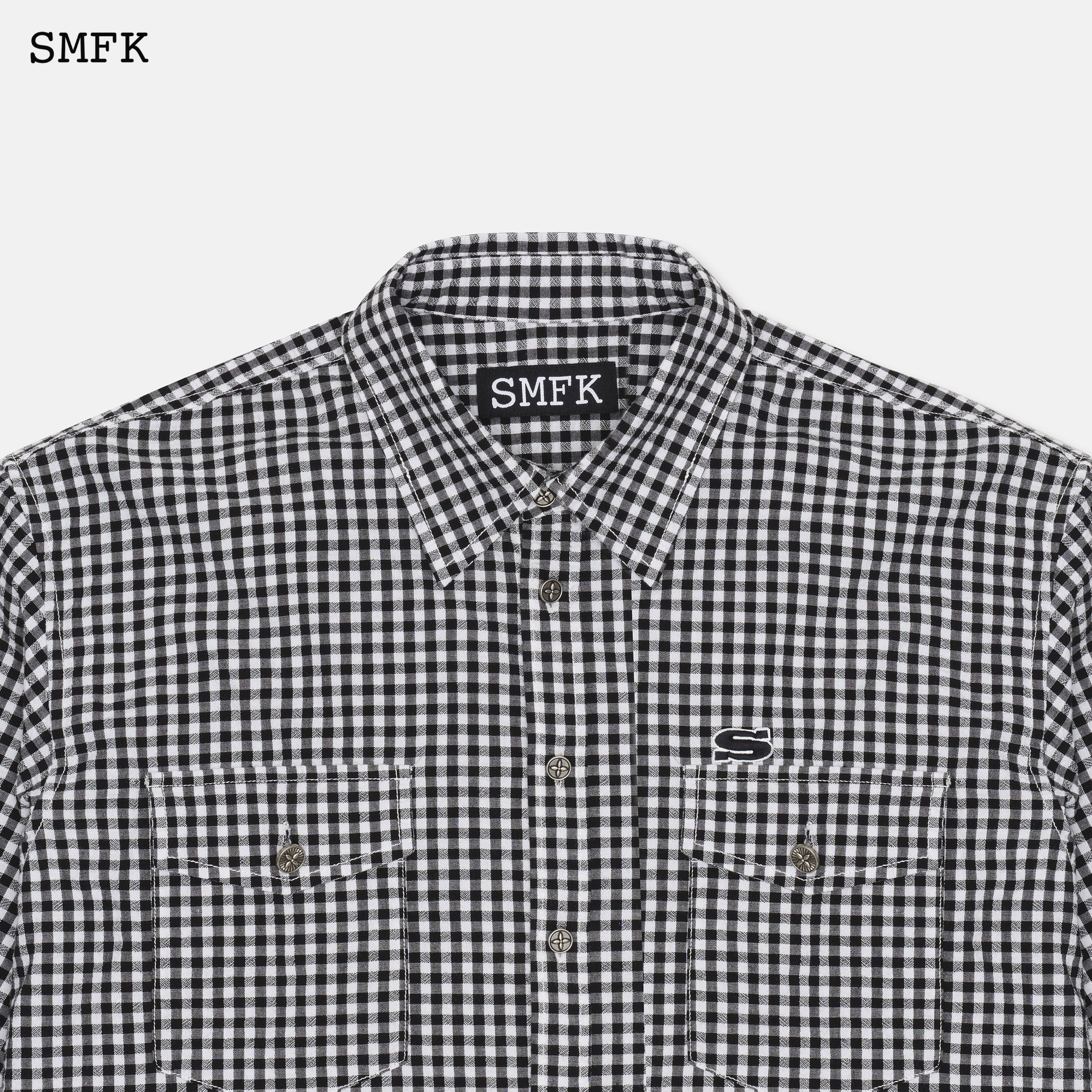 Vintage Academy Black And White Checkered Shirt - SMFK Official