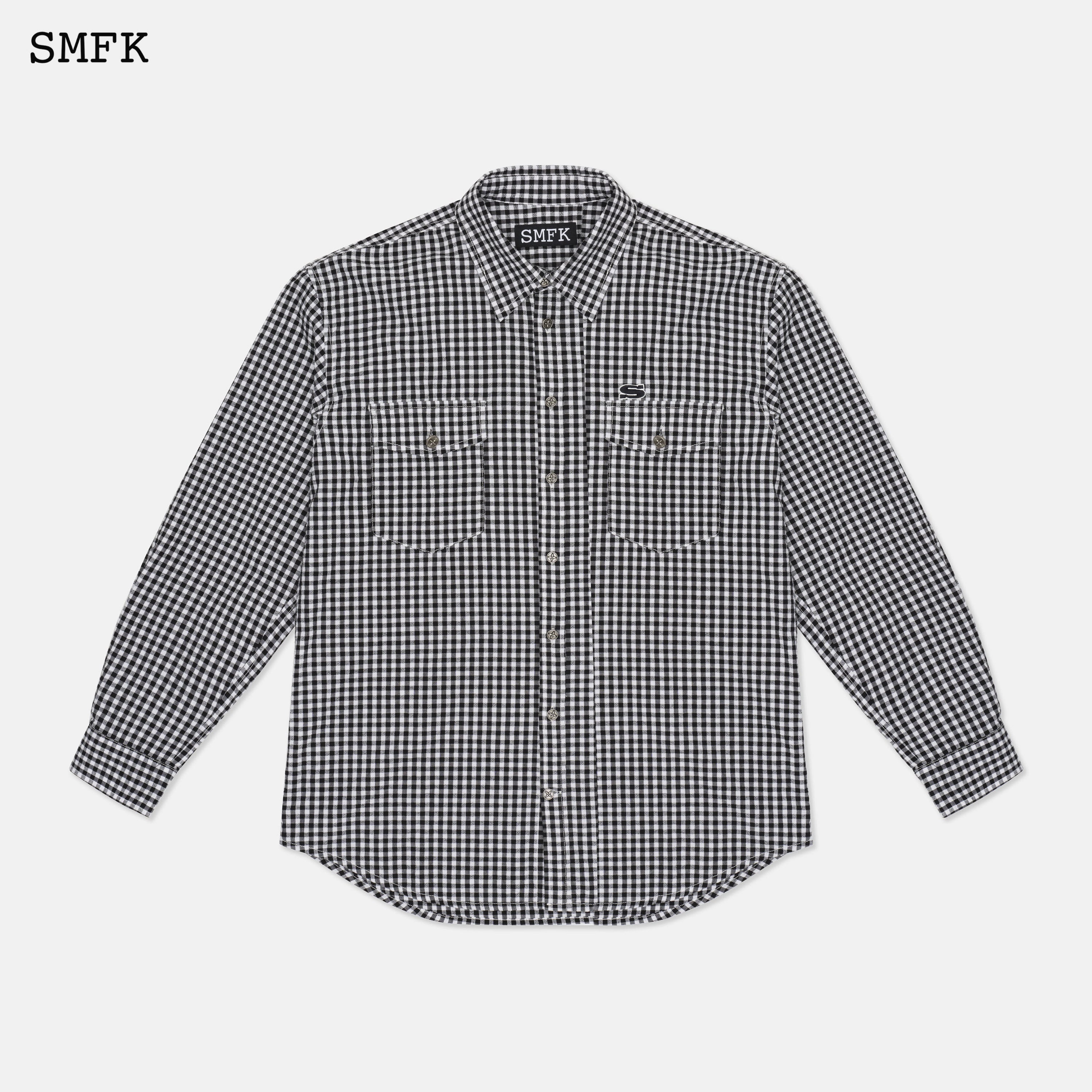 Vintage Academy Black And White Checkered Shirt - SMFK Official