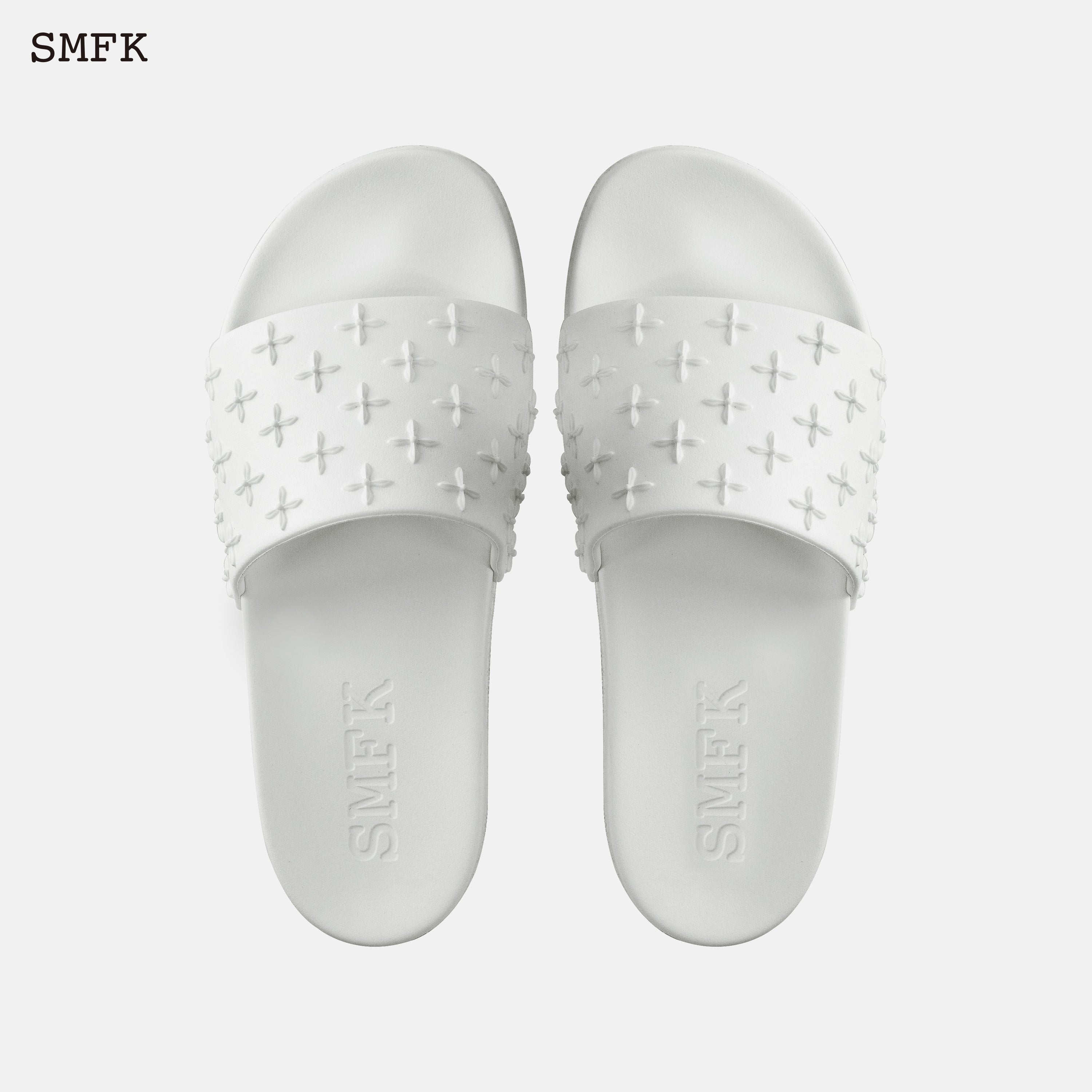White Garden Sports Slippers - SMFK Official