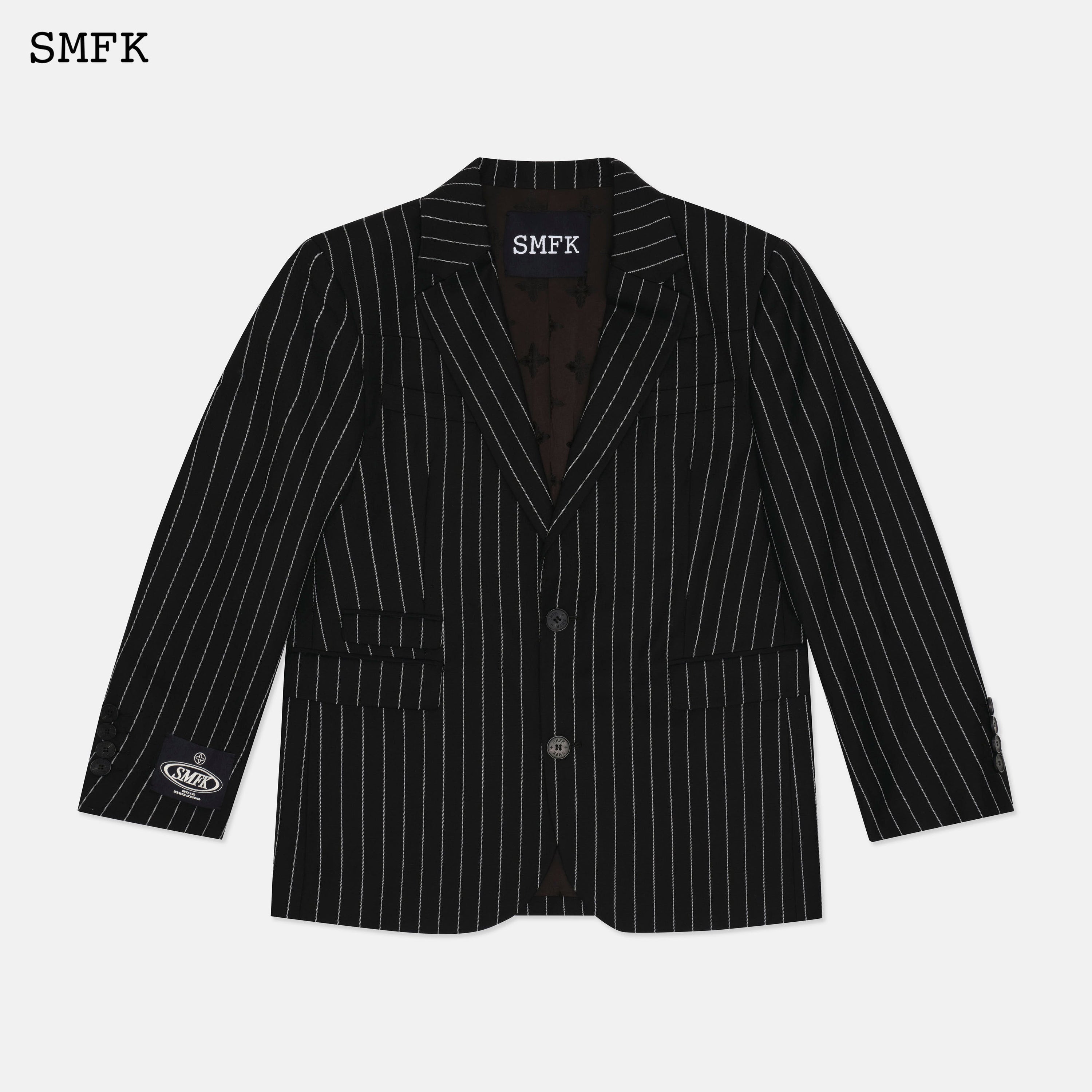 Wild World Mirroring Black Stripe Jacket - SMFK Official