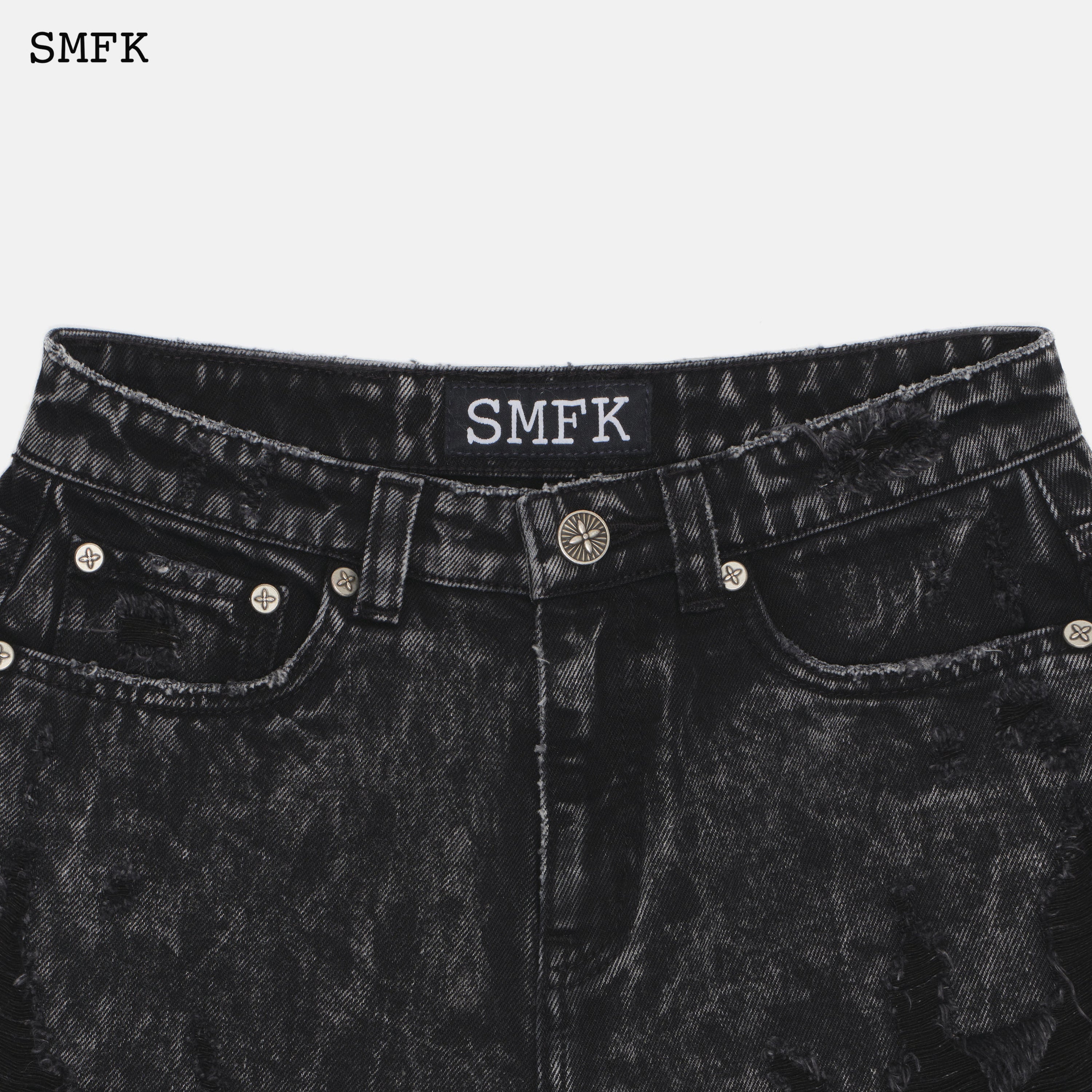 Wild World Short Black Jeans - SMFK Official