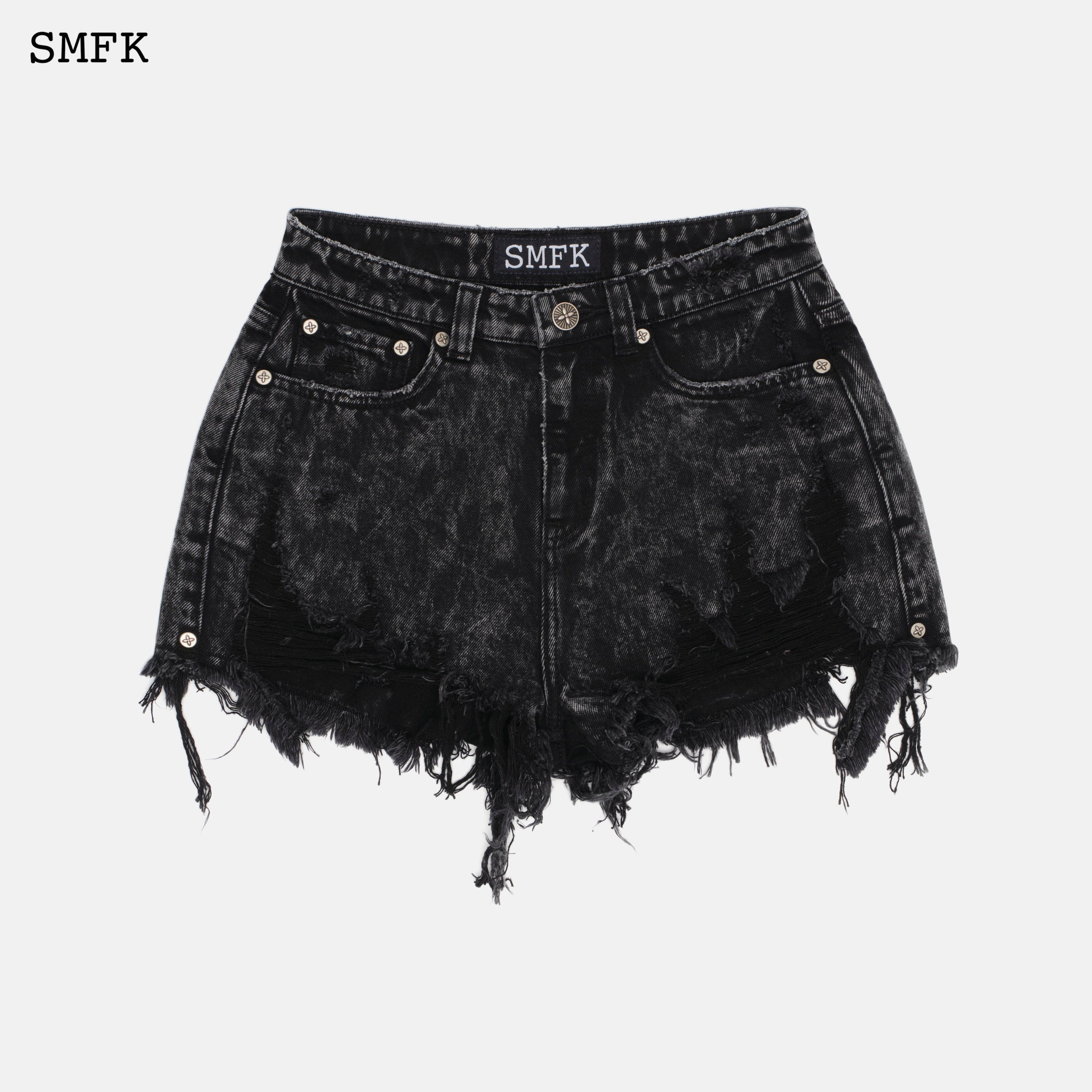 Wild World Short Black Jeans - SMFK Official