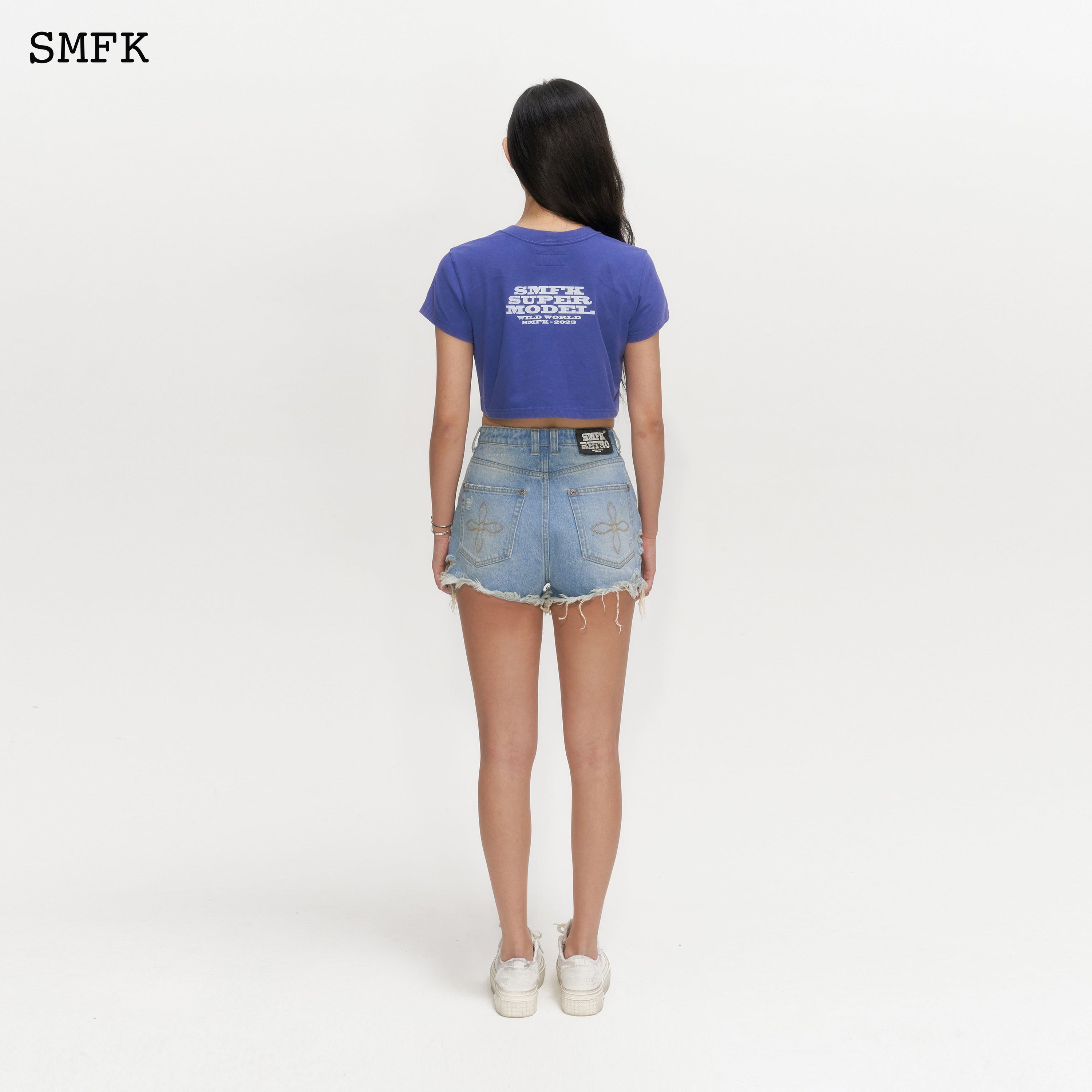 Wild World Short Blue Jeans - SMFK Official