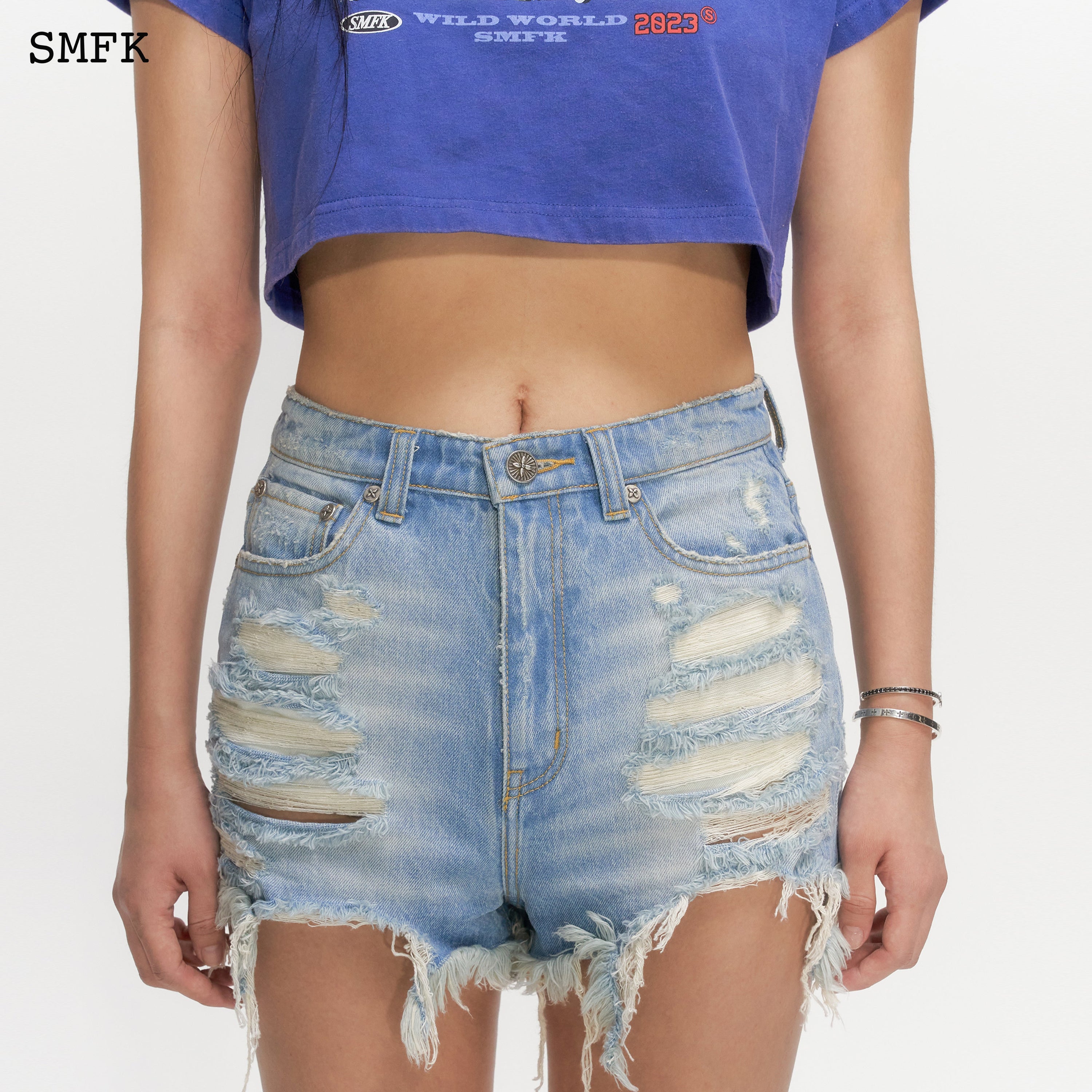 Wild World Short Blue Jeans - SMFK Official