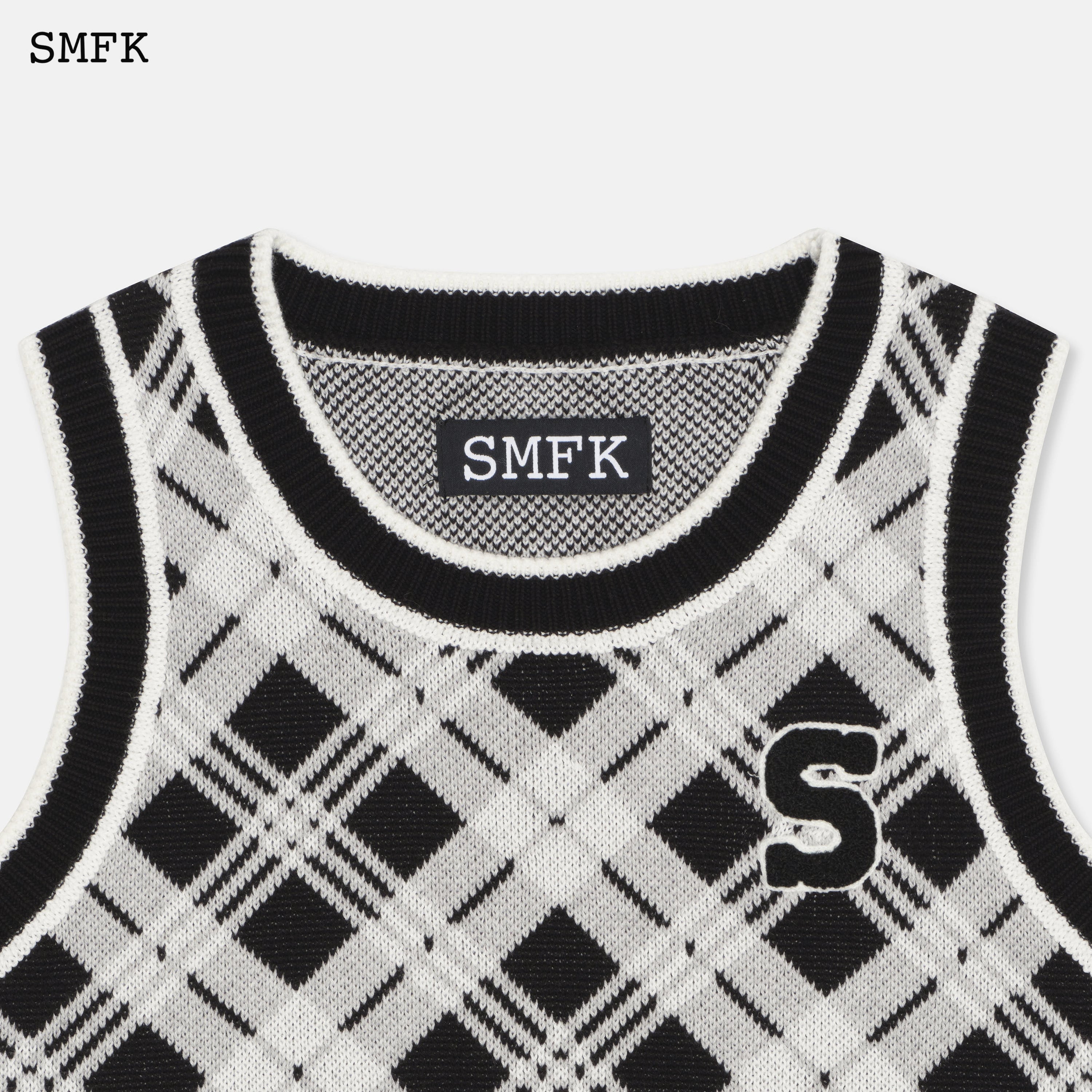 Wilderness Black And White Polo Vest - SMFK Official