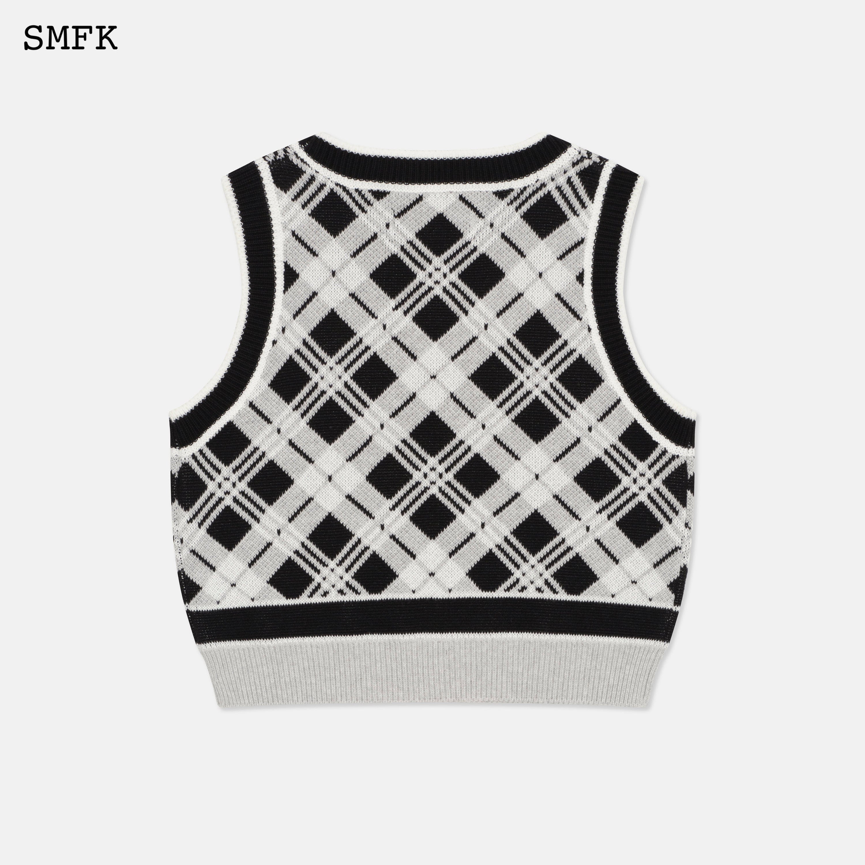 Wilderness Black And White Polo Vest - SMFK Official