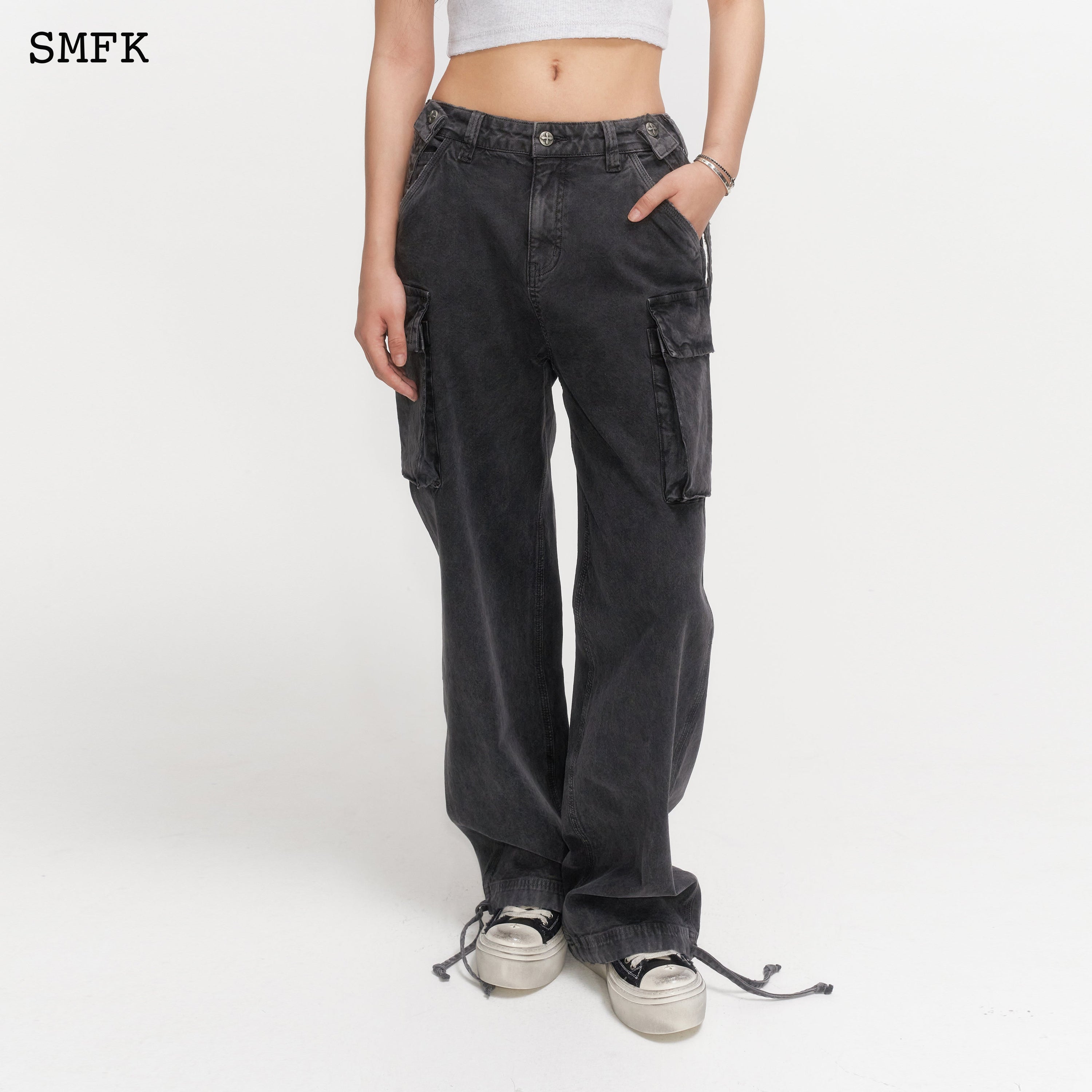 Wilderness Grey Cargo Pants - SMFK Official