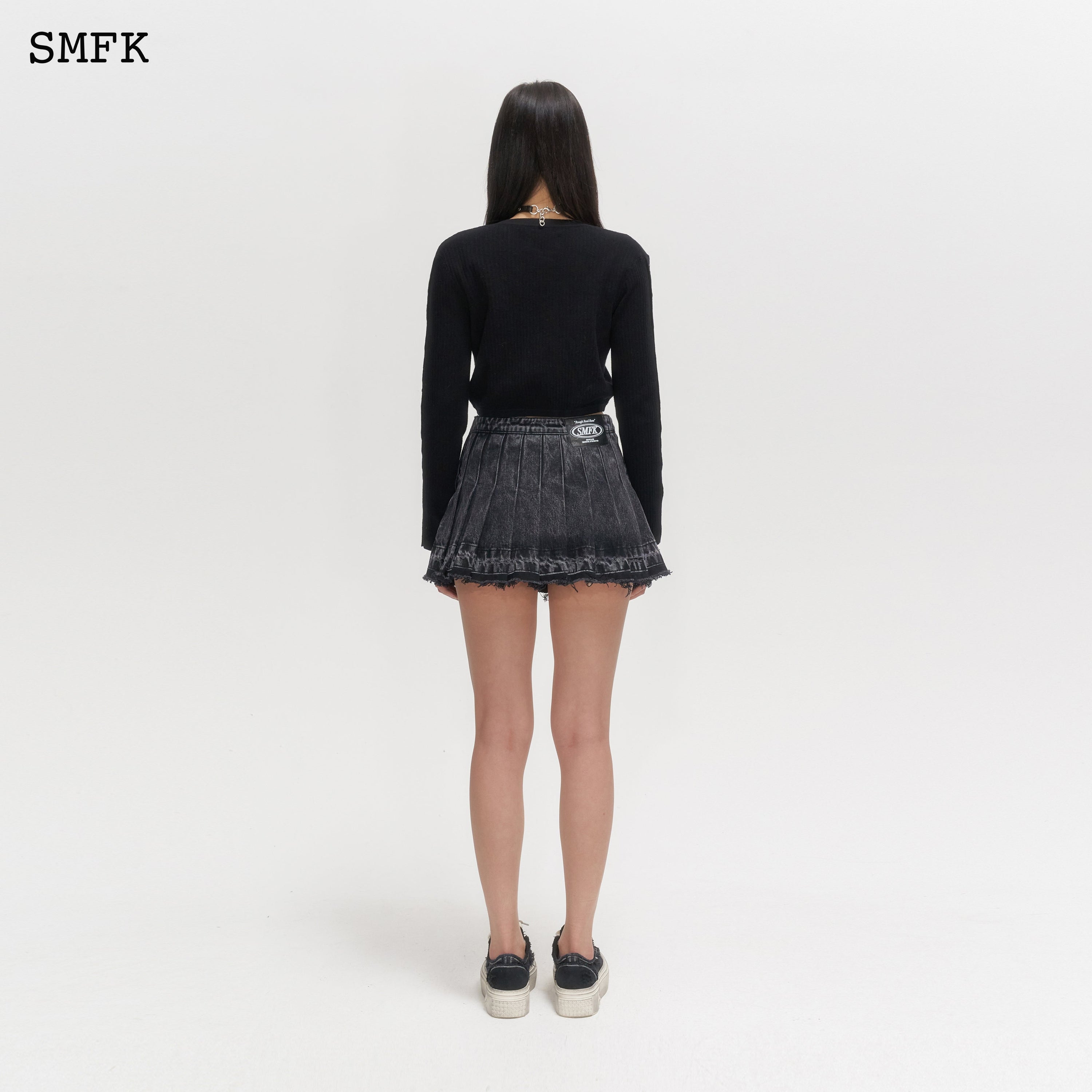 Wilderness Wandering Black Knitted Cardigan - SMFK Official