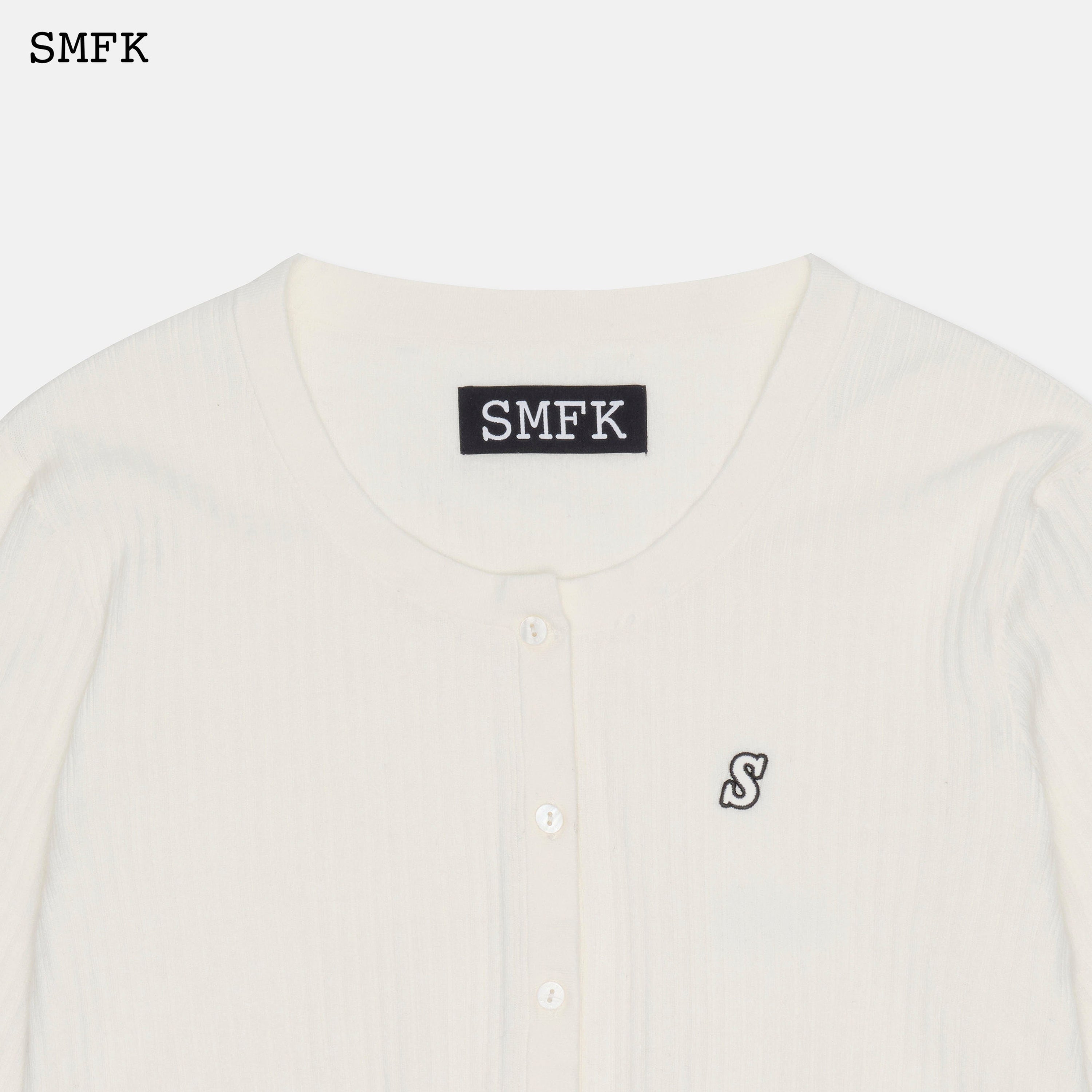 Wilderness Wandering White Knitted Cardigan - SMFK Official