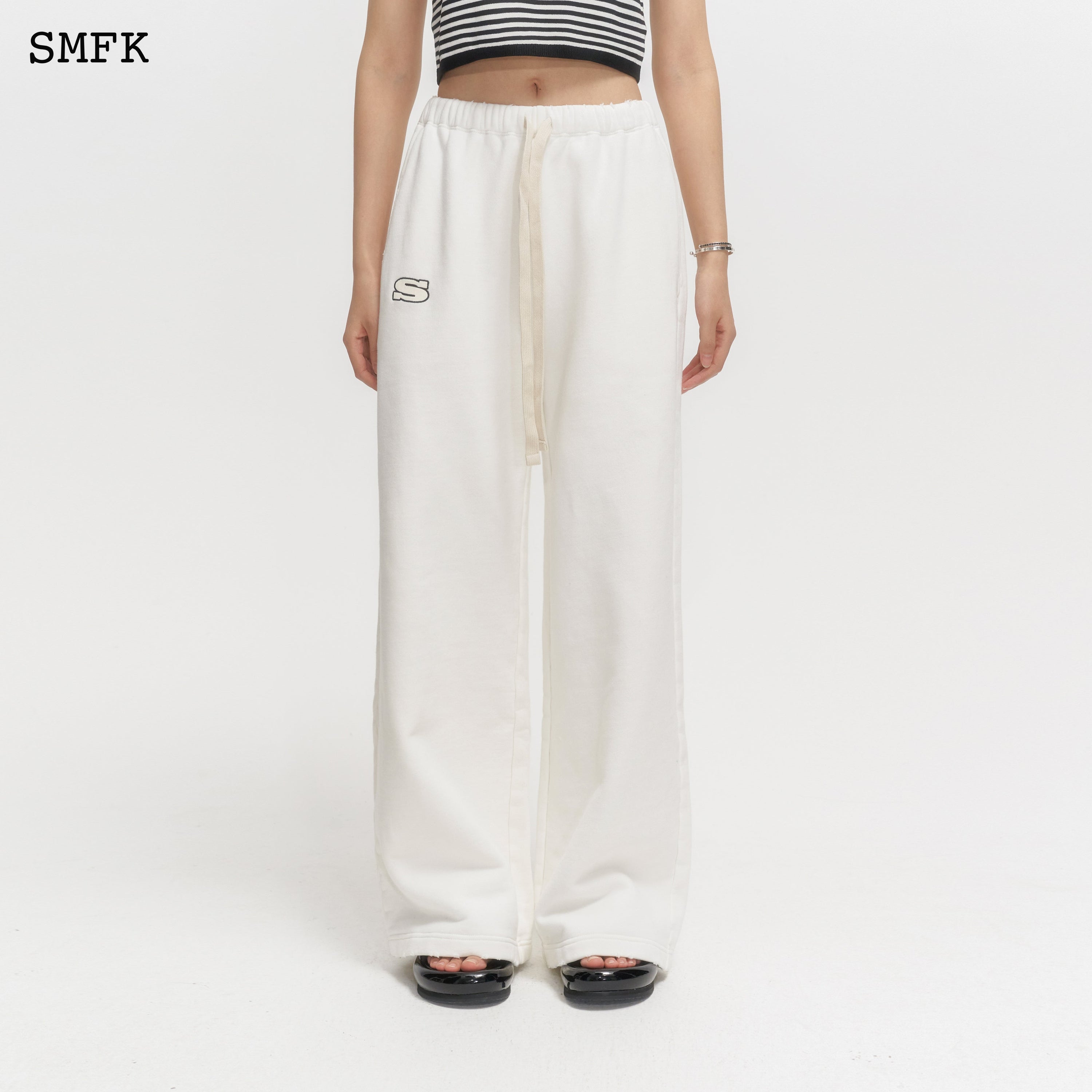 Wilderness Wandering White Sport Pants - SMFK Official