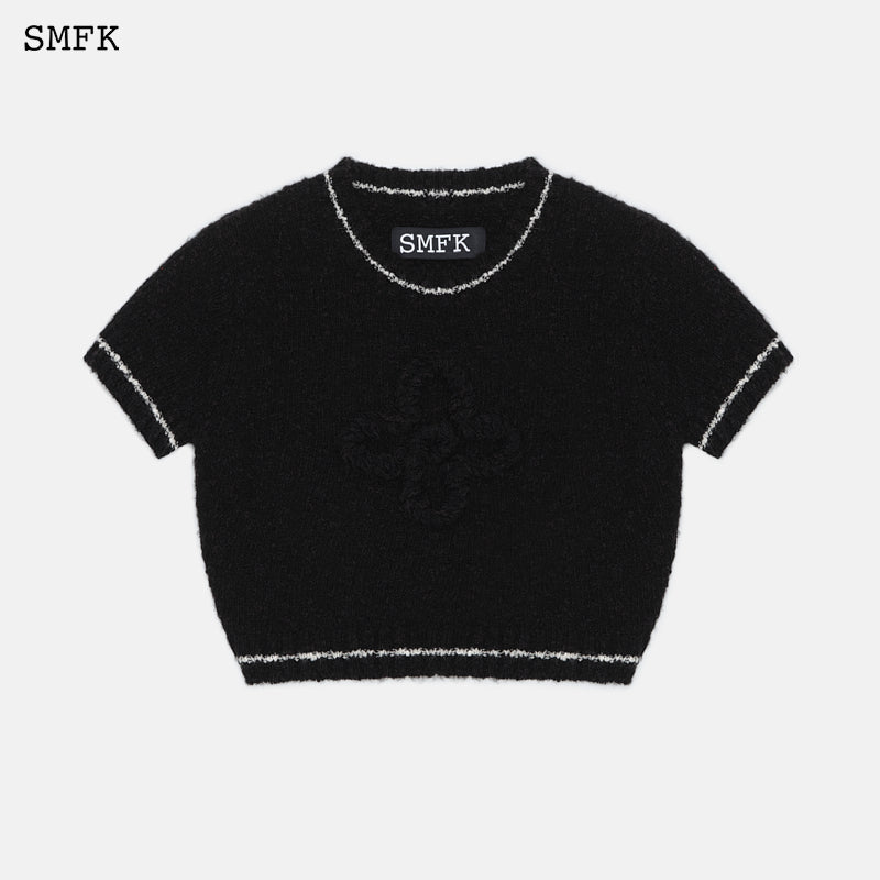 Chanel CHANEL Rib Knit Short Sleeve Cut Saw Short Sleeve T -shirt Coco –  NUIR VINTAGE