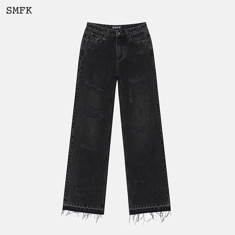 Wilderness World Wandering Jeans Black - SMFK Official