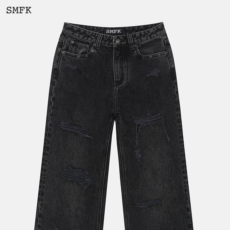 Wilderness World Wandering Jeans Black - SMFK Official