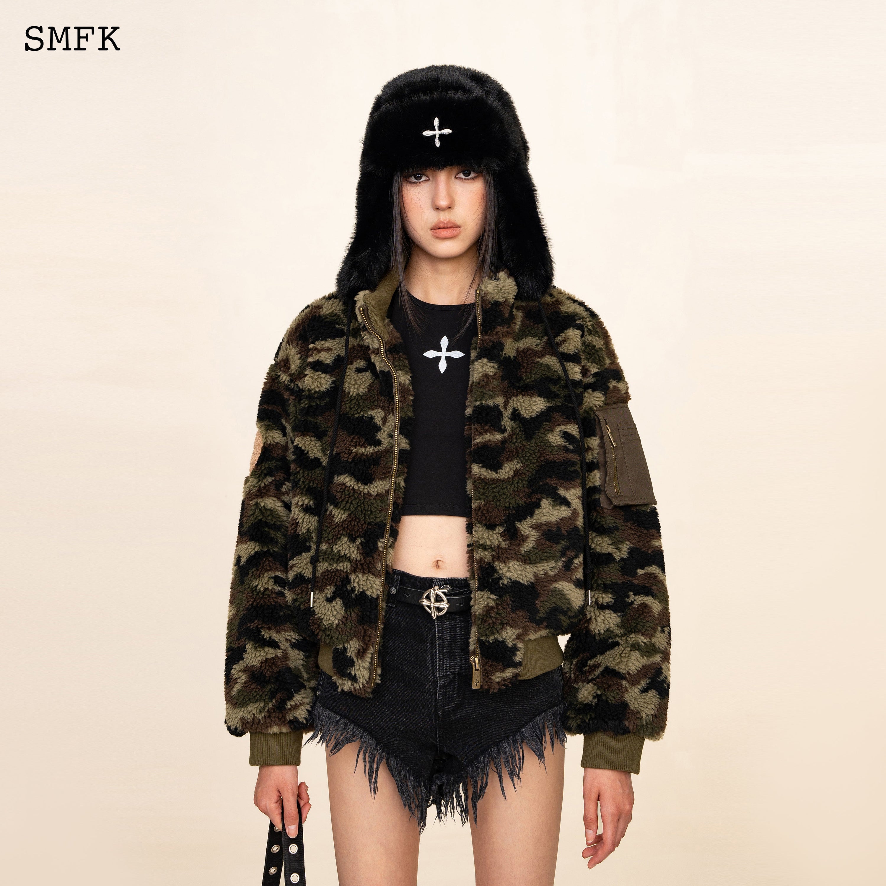 WildWorld Adventure Camouflage Stand Collar Jacket - SMFK Official