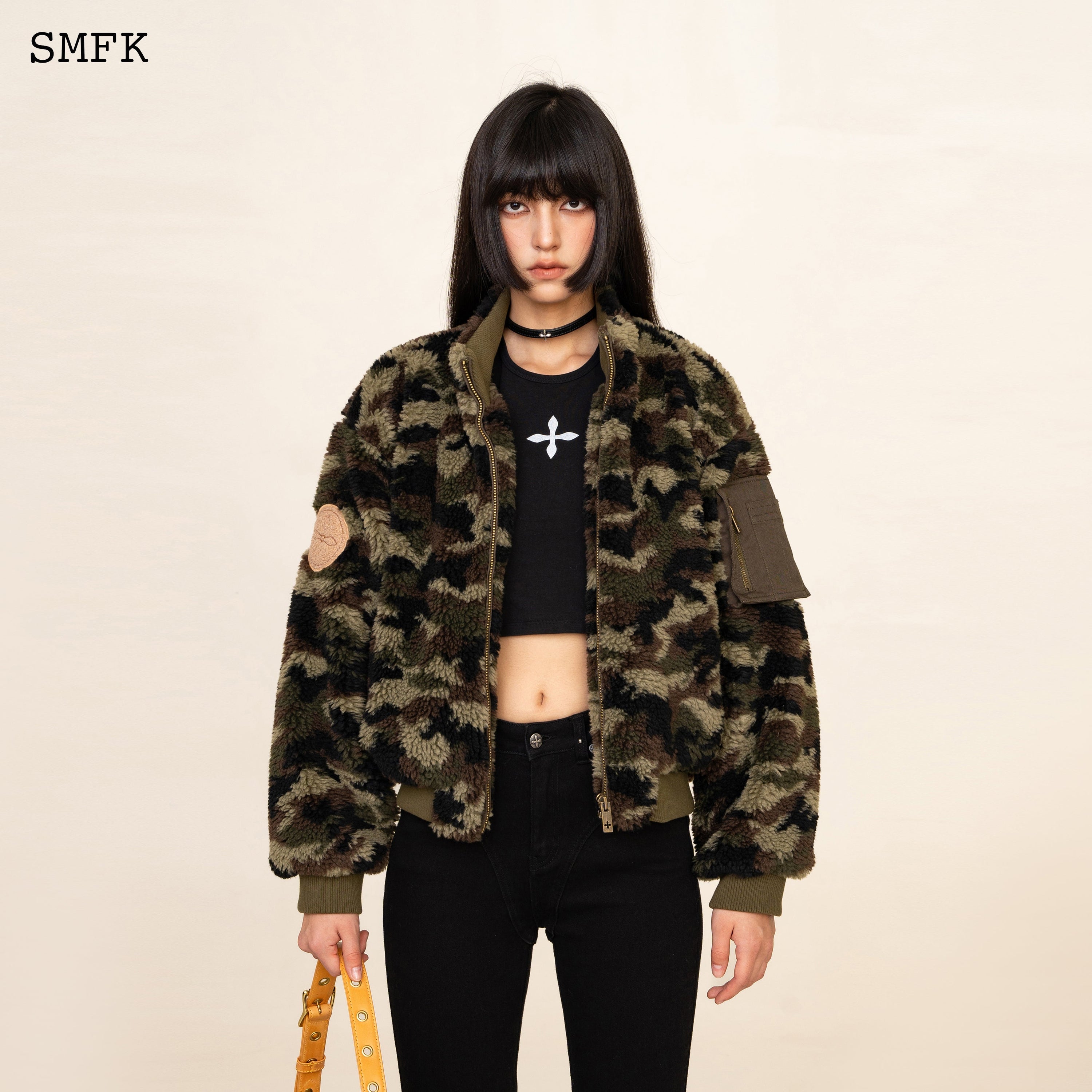 WildWorld Adventure Camouflage Stand Collar Jacket - SMFK Official