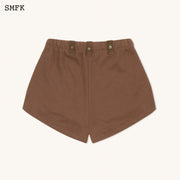 WildWorld Adventure Camping Shorts In Brown - SMFK Official