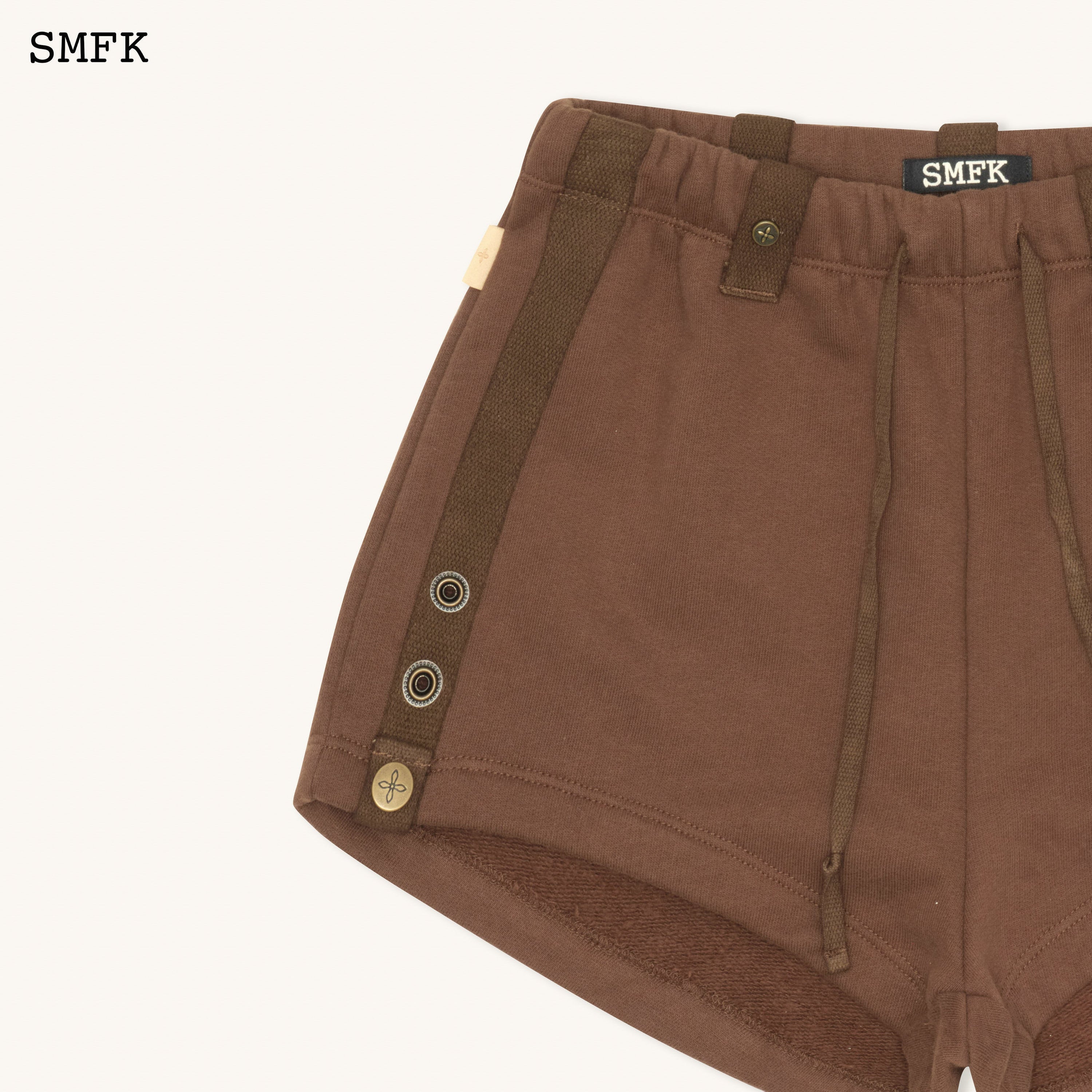 WildWorld Adventure Camping Shorts In Brown - SMFK Official